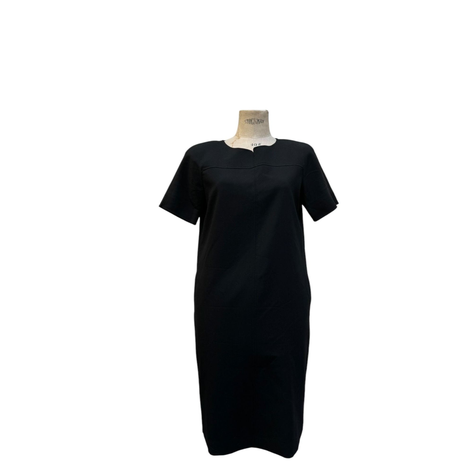 Balenciaga Vintage Black Wool Dress Size M / US 6-8 / IT 42-44 - 1 Thumbnail