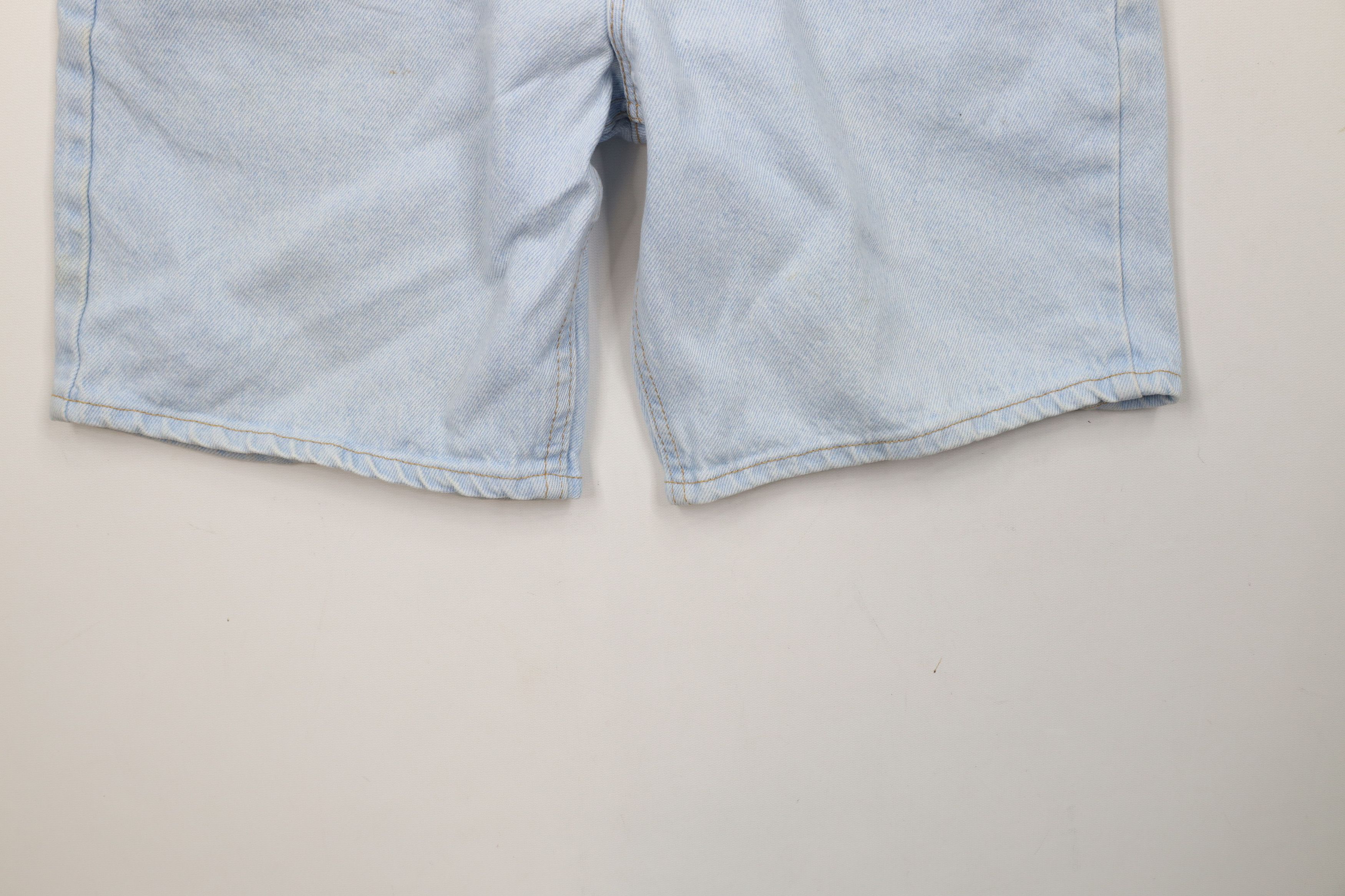 Lee × Vintage Vintage 90s Lee Above Knee Denim Jean Shorts Jorts Blue USA Size US 30 / EU 46 - 4 Thumbnail