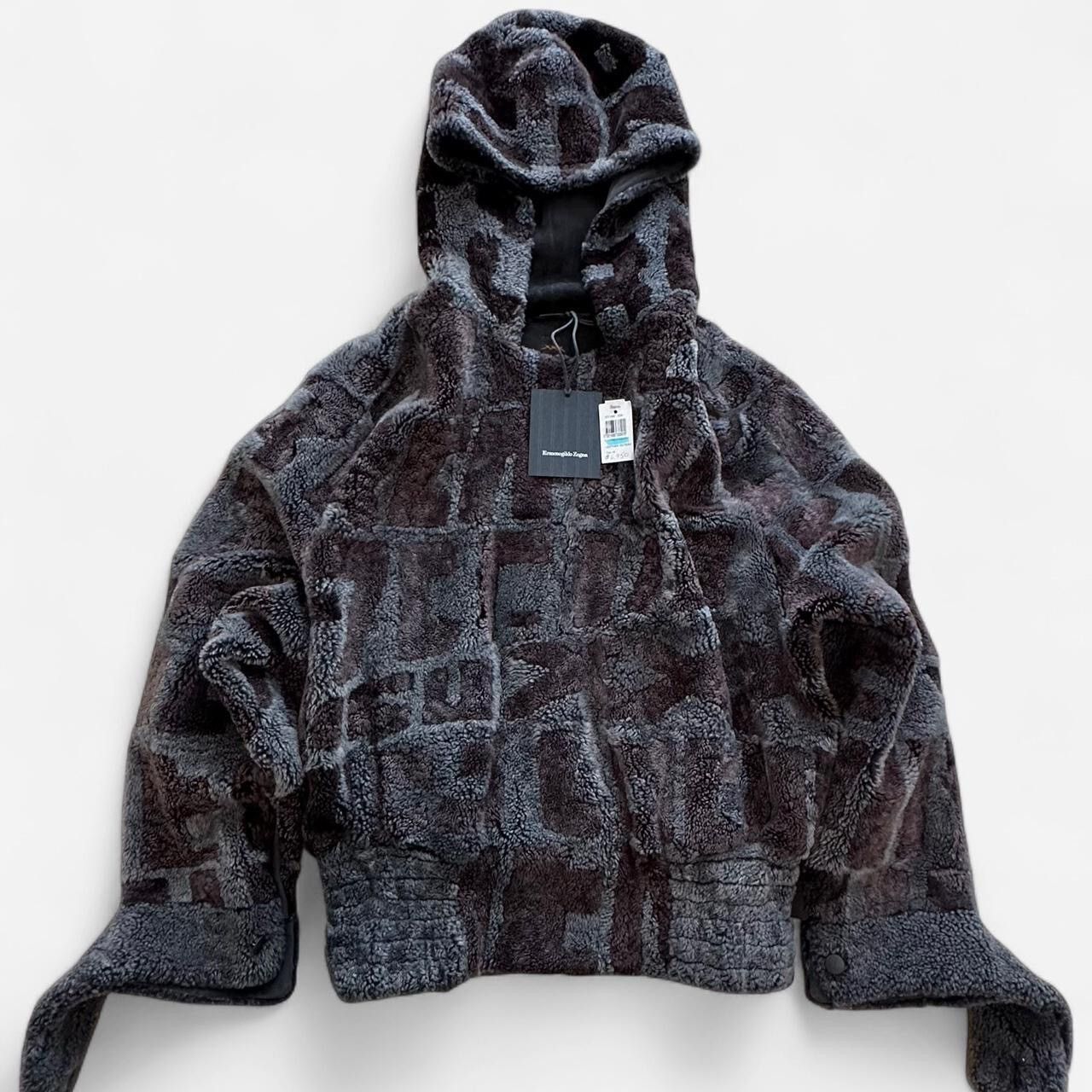 Ermenegildo Zegna Ermenegildo Zegna Couture - Exclusive Runway Lambskin Hoodie Size US M / EU 48-50 / 2 - 3 Thumbnail