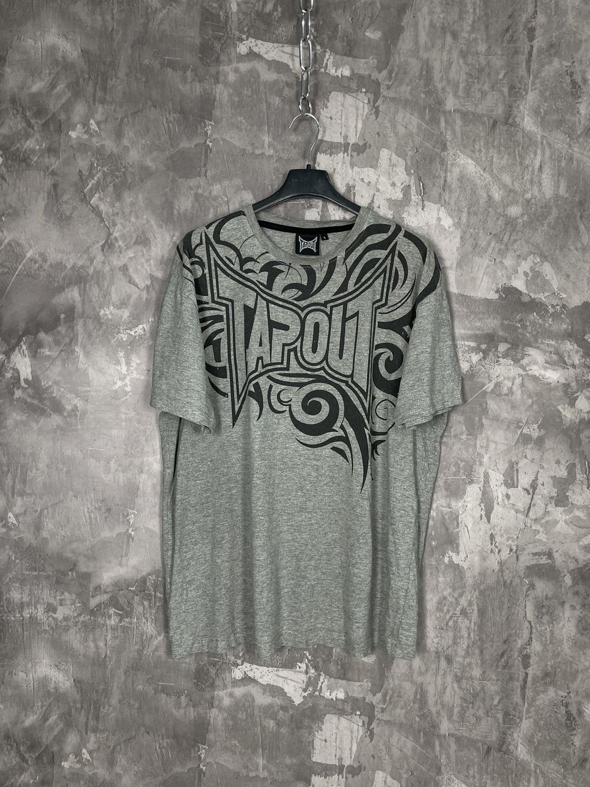 Affliction × Tapout × Vintage Crazy Vintage Y2K Affliction Style Tapout Grunge T Shirt Size US L / EU 52-54 / 3 - 1 Thumbnail