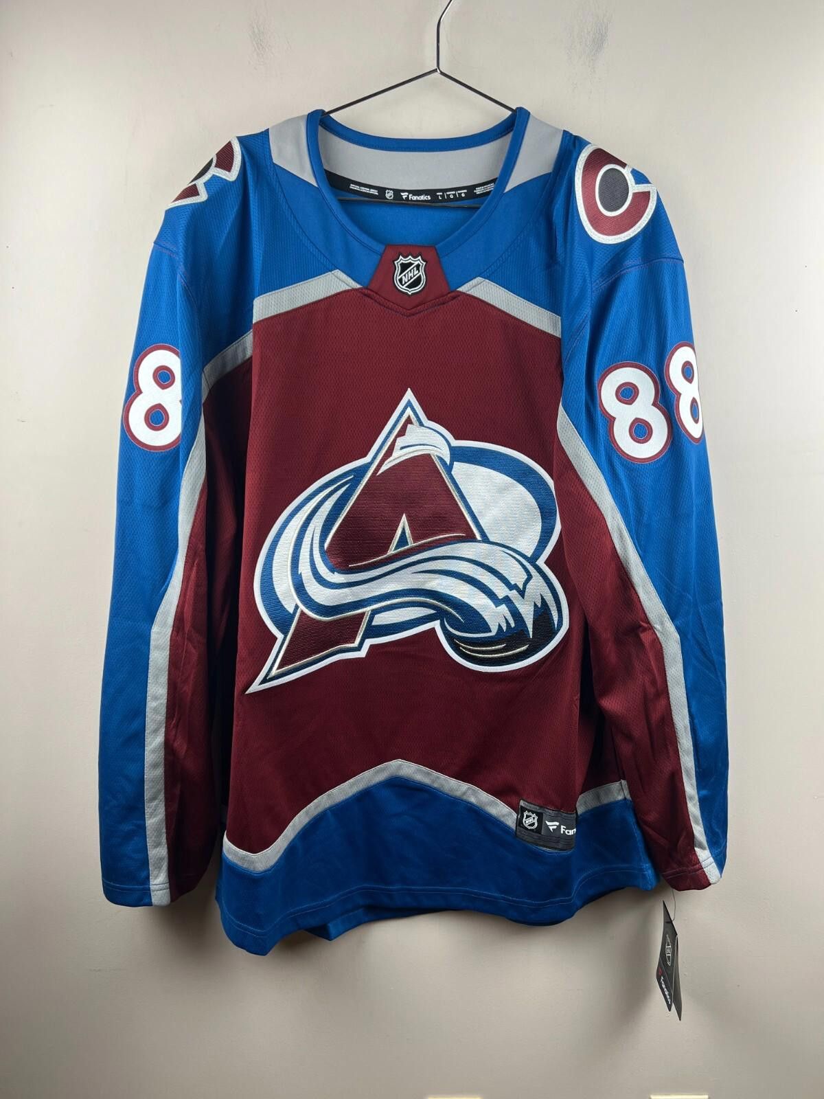 Colorado Avalanche #88 Martin Necas Jersey Fanatics Men’s XL