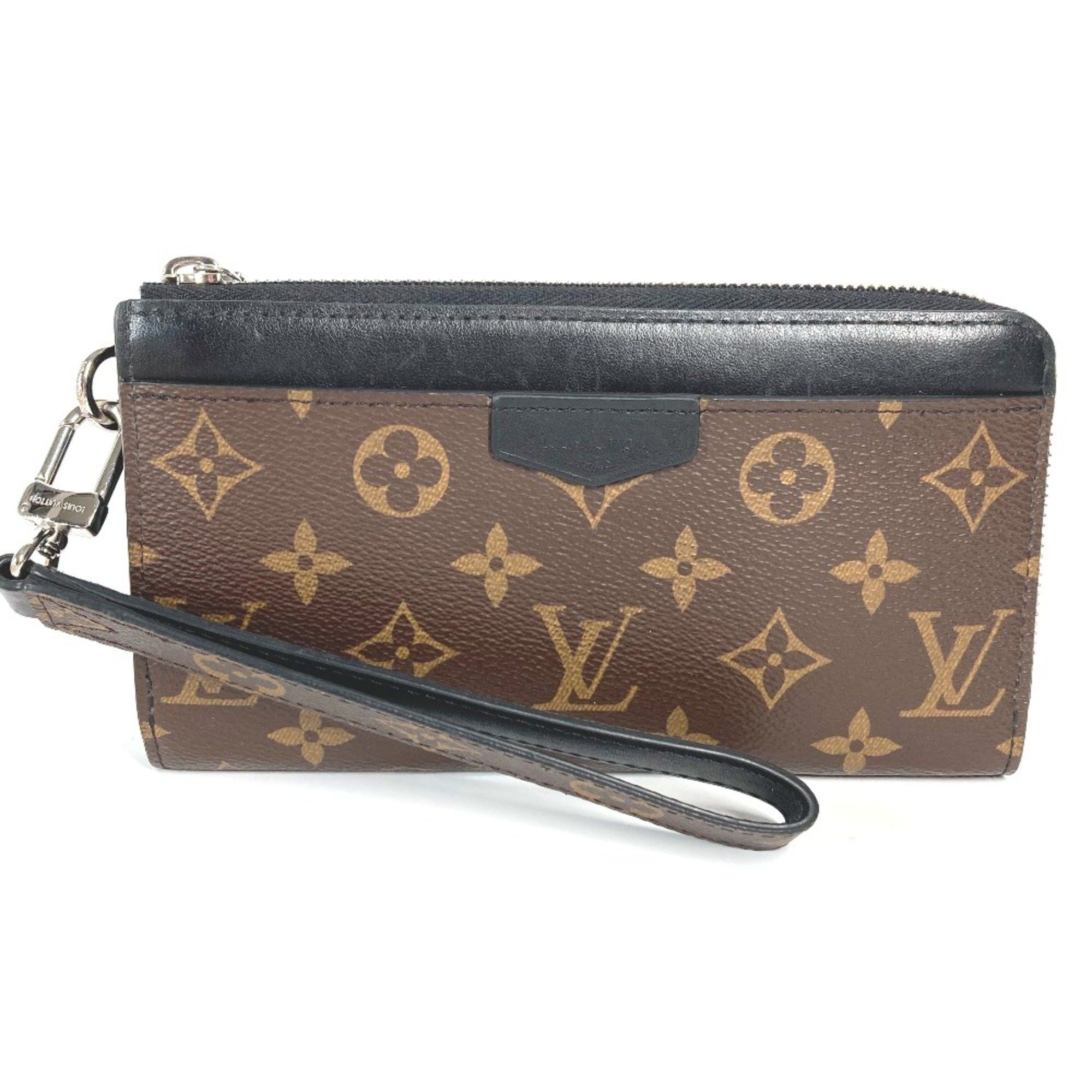 Louis Vuitton Louis Vuitton M69407 MonogramMacassar With strap Long Wallet Brown Black Size ONE SIZE - 1 Thumbnail