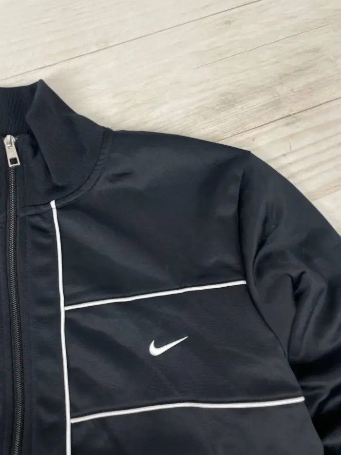 Nike Vintage Nike Track Jacket 00s Logo Swoosh Striped Y2K Size US L / EU 52-54 / 3 - 3 Thumbnail