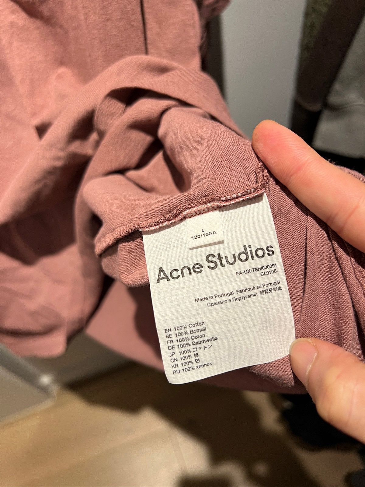 Acne Studios Acne Studios Face Patch Layered Long Sleeve T-Shirt Size US L / EU 52-54 / 3 - 5 Thumbnail