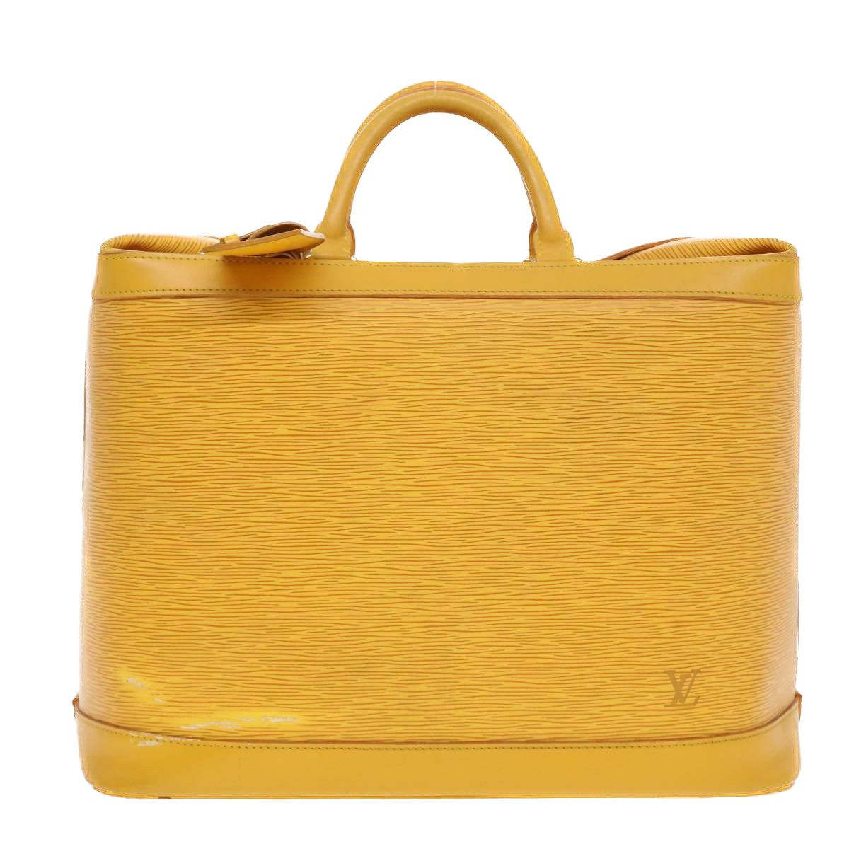 Louis Vuitton Boston Yellow Leather Travel Bag (Pre-Owned) Size ONE SIZE - 1 Thumbnail