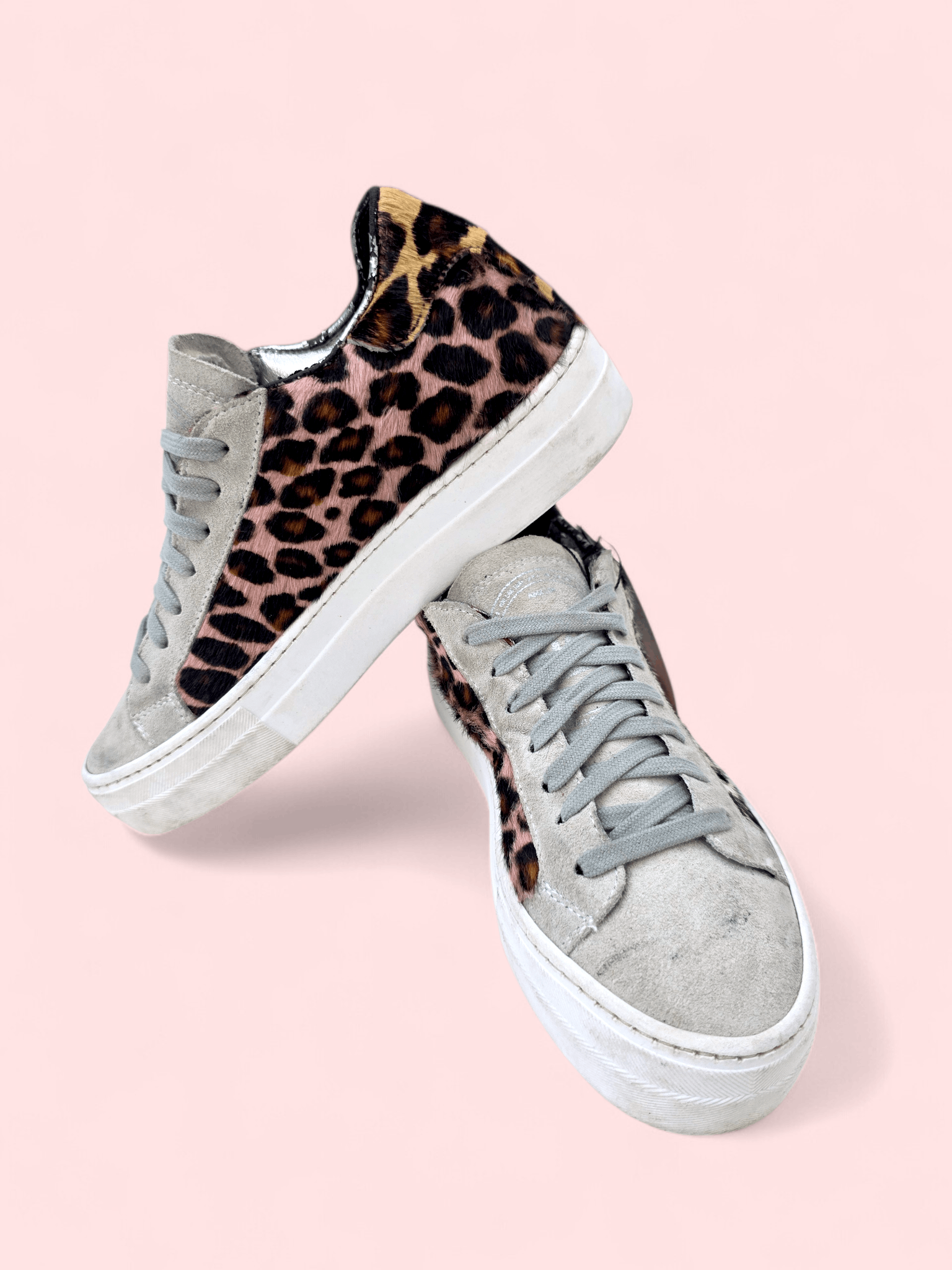 P448 P448 sneakers featuring a mix suede animal print-FASHIONELLA Size US 6 / IT 36 - 6 Thumbnail