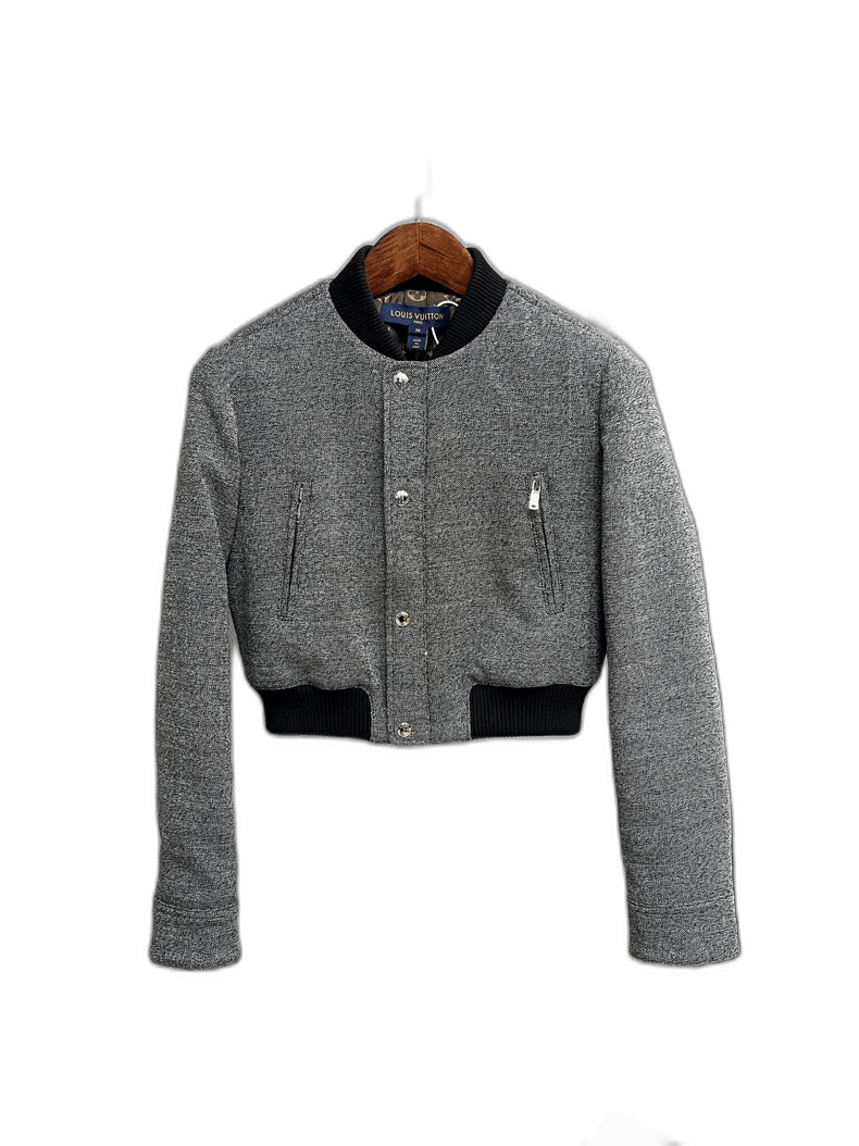 Louis Vuitton Louis Vuitton Cropped Baseball Jacket for Women Size US S / EU 44-46 / 1 - 1 Thumbnail