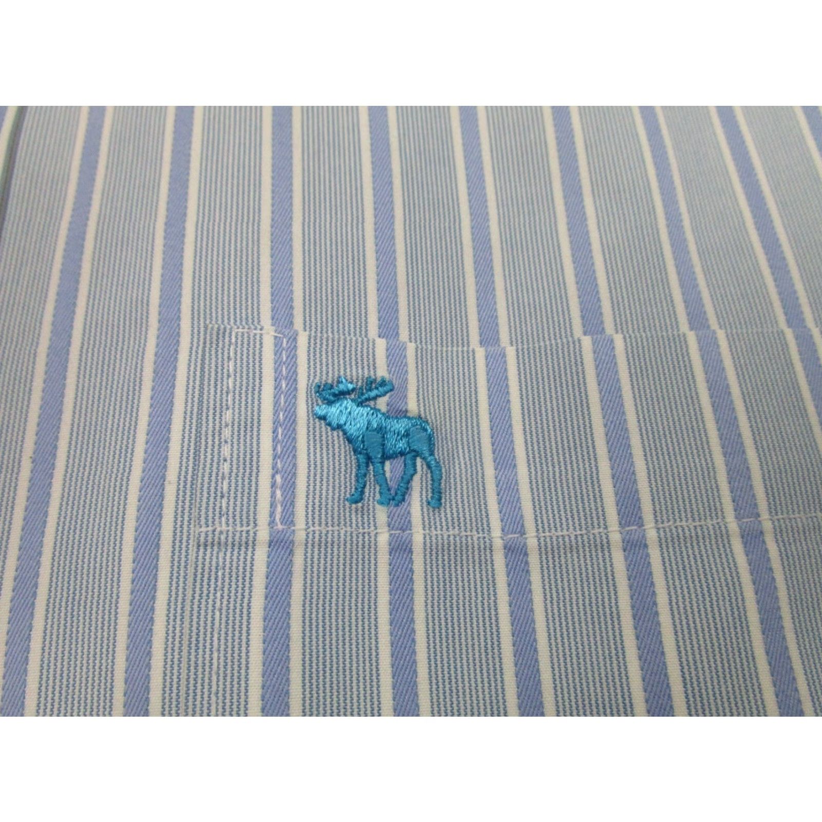 Abercrombie & Fitch VINTAGE Abercrombie & Fitch Button-Up Shirt Mens 2XL Blue Striped Slim Y2K 2000s Size US XXL / EU 58 / 5 - 7 Thumbnail