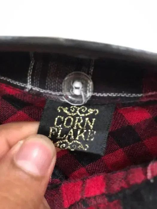Japanese Brand Japanese Brand Corn Flake Plaid Tartan Flannel Shirt 👕 Size US S / EU 44-46 / 1 - 3 Thumbnail