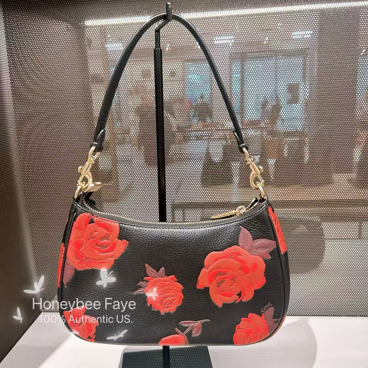Coach NWT Coach Teri Shoulder Bag With Floral Print CCE28 Size ONE SIZE - 2 Thumbnail