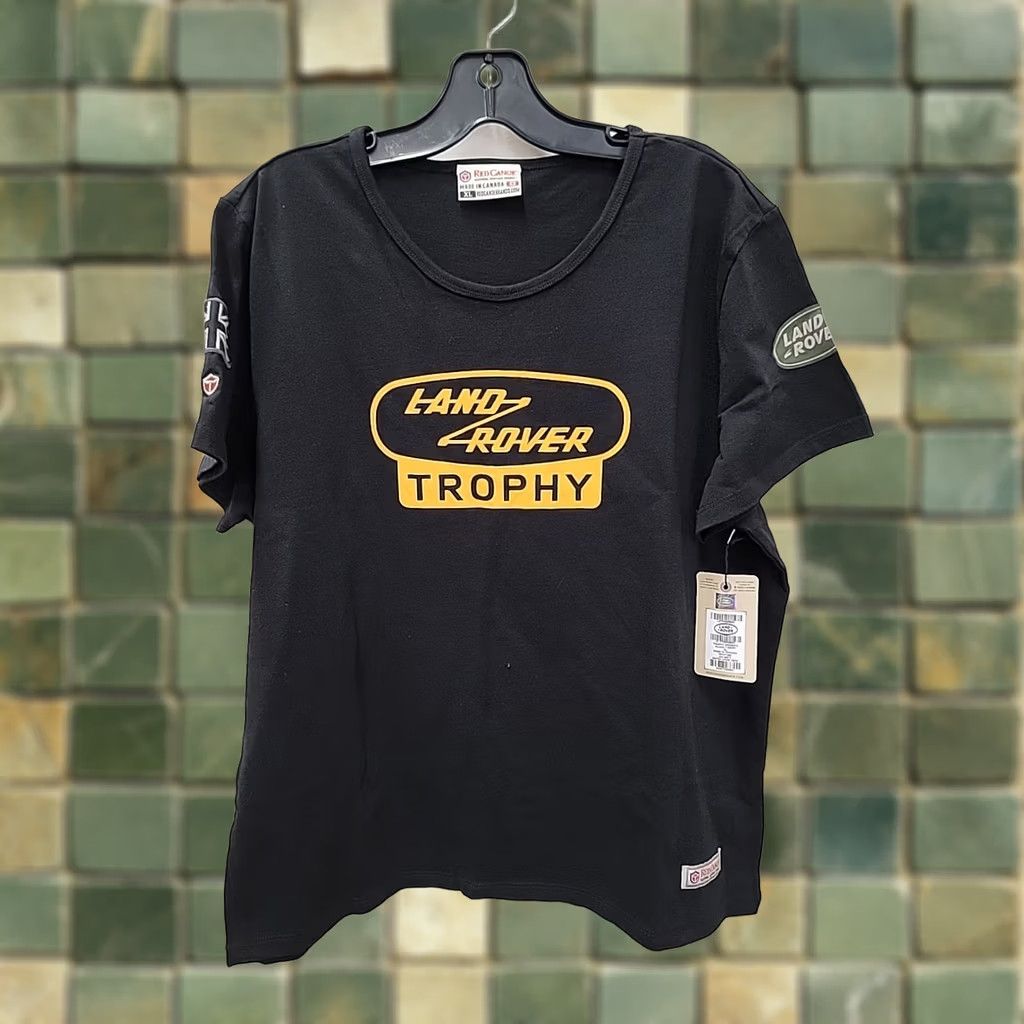 Vintage NWT Land Rover Trophy T-Shirt Womens XL Black Canoe Made in Canada Size XL / US 12-14 / IT 48-50 - 1 Thumbnail