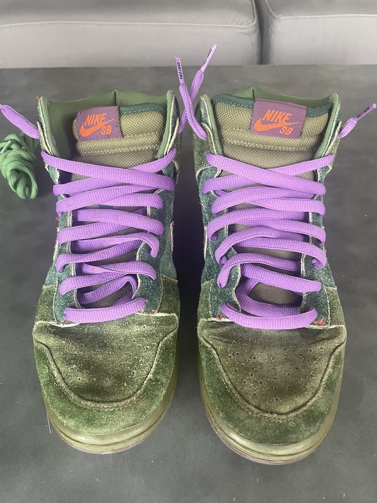 Nike sb dunk high skunk