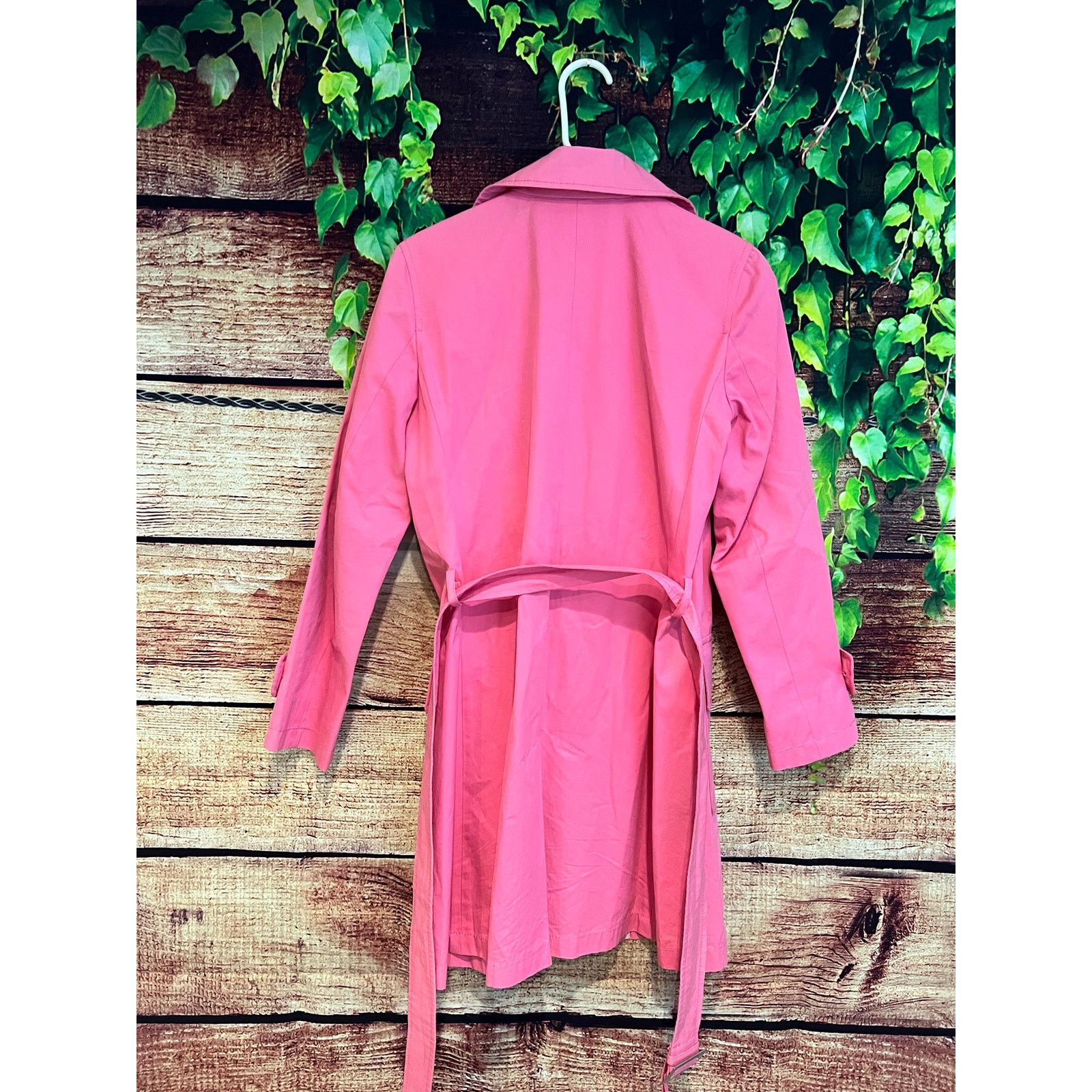 Max Mara Max Mara Weekend Barbie Bubblegum Pink Belted Trench Coat Size M / US 6-8 / IT 42-44 - 2 Thumbnail