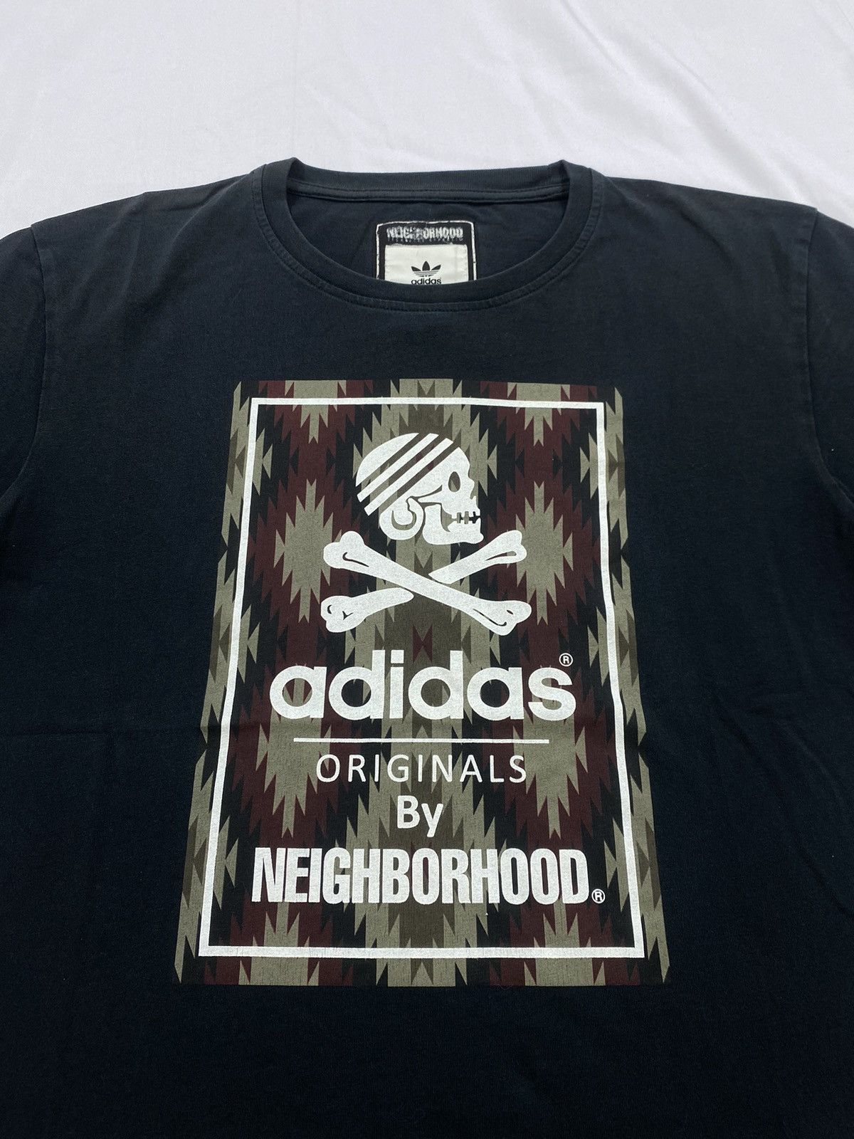 Adidas × Neighborhood Neighborhood X Adidas Camo skull tee lgb ifsix style Size US M / EU 48-50 / 2 - 3 Thumbnail
