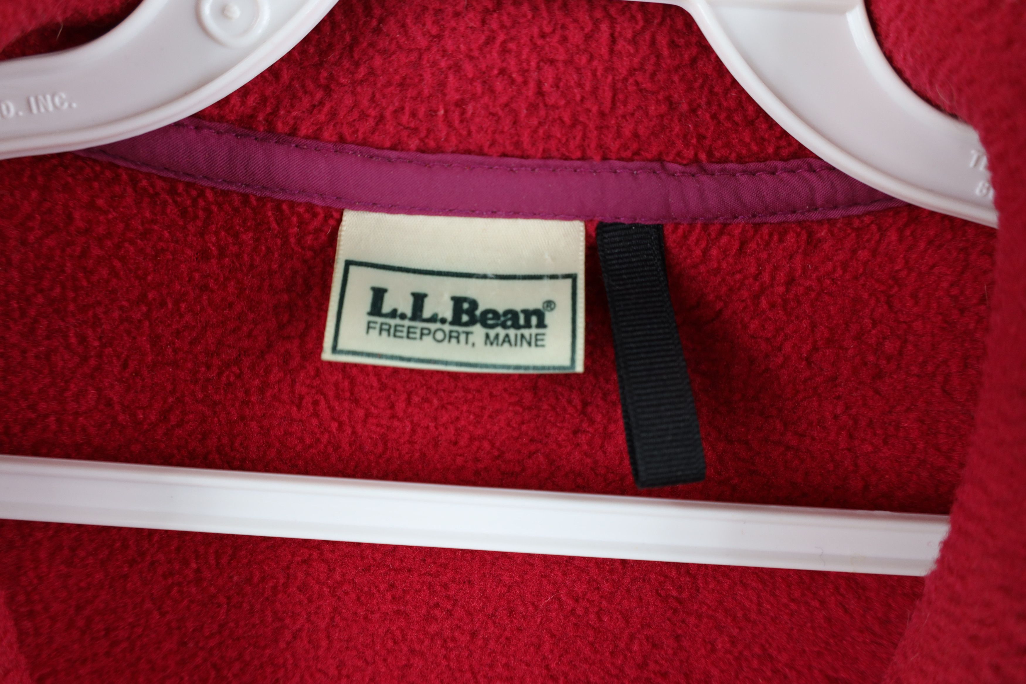 L.L. Bean × Vintage Vintage 90s LL Bean Script Spell Out Fleece Vest Jacket Size XL / US 12-14 / IT 48-50 - 9 Thumbnail