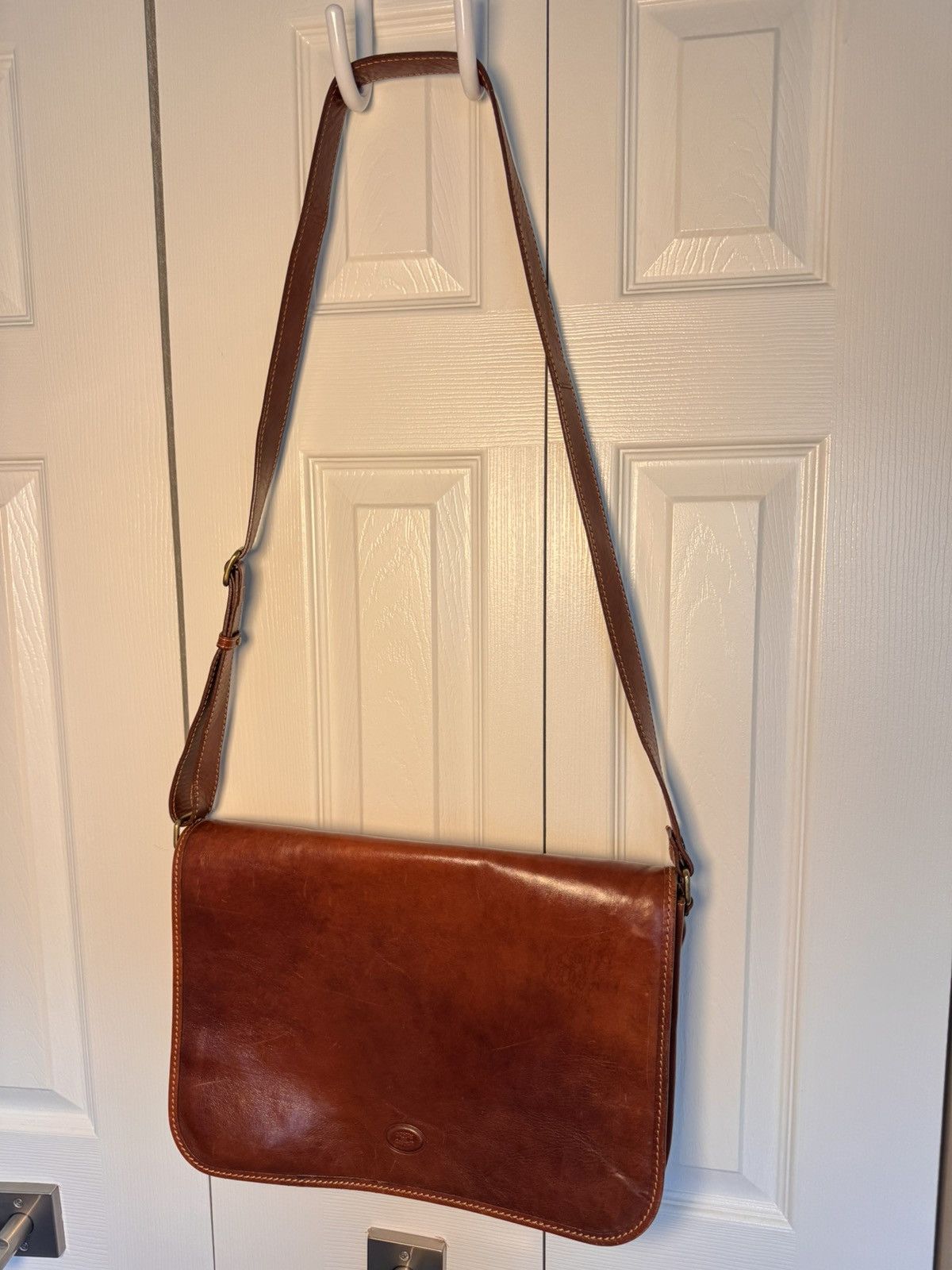 Other Italian leather briefcase - Cognac Color - Great Condition Size ONE SIZE - 5 Thumbnail