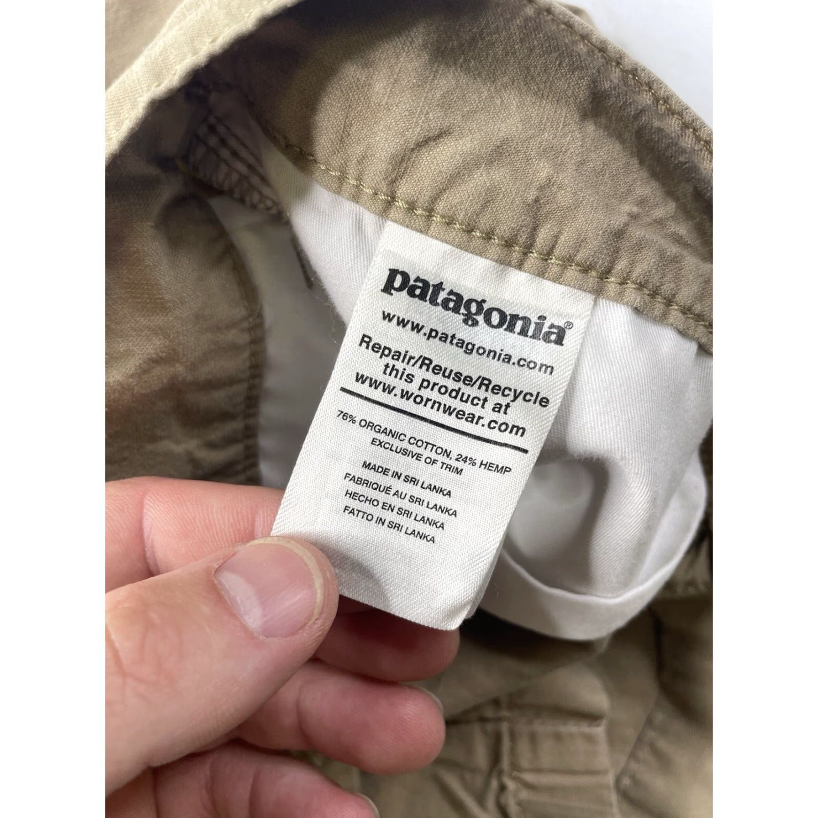 Patagonia Patagonia Shorts Mens 30 Beige Lightweight All-Wear Cotton Hemp Chino Hike 57765 Size US 30 / EU 46 - 3 Thumbnail