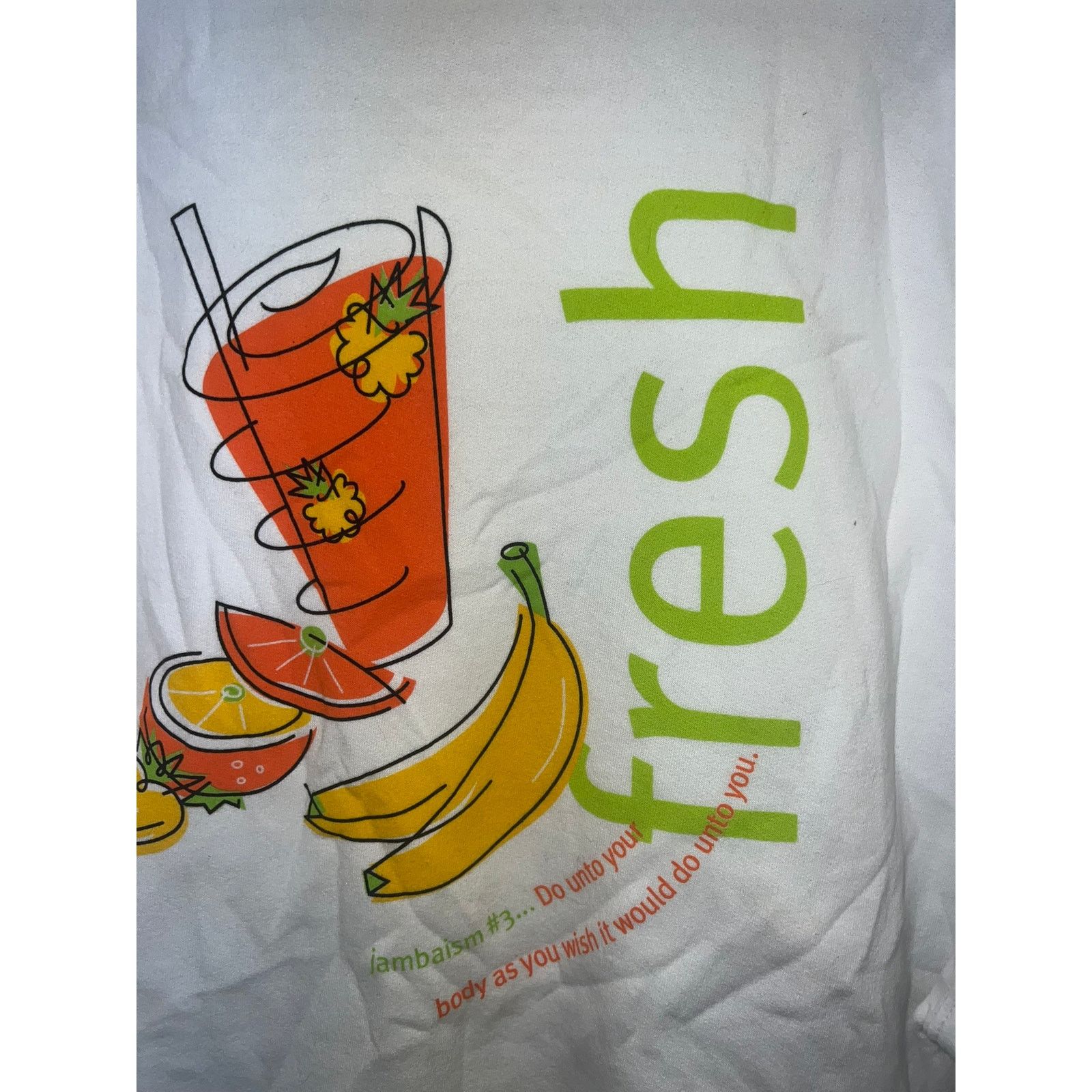 Vintage Vintage Jamba Juice Sweatshirt Fresh Fruit Natural Food 2XL Size US XXL / EU 58 / 5 - 8 Thumbnail