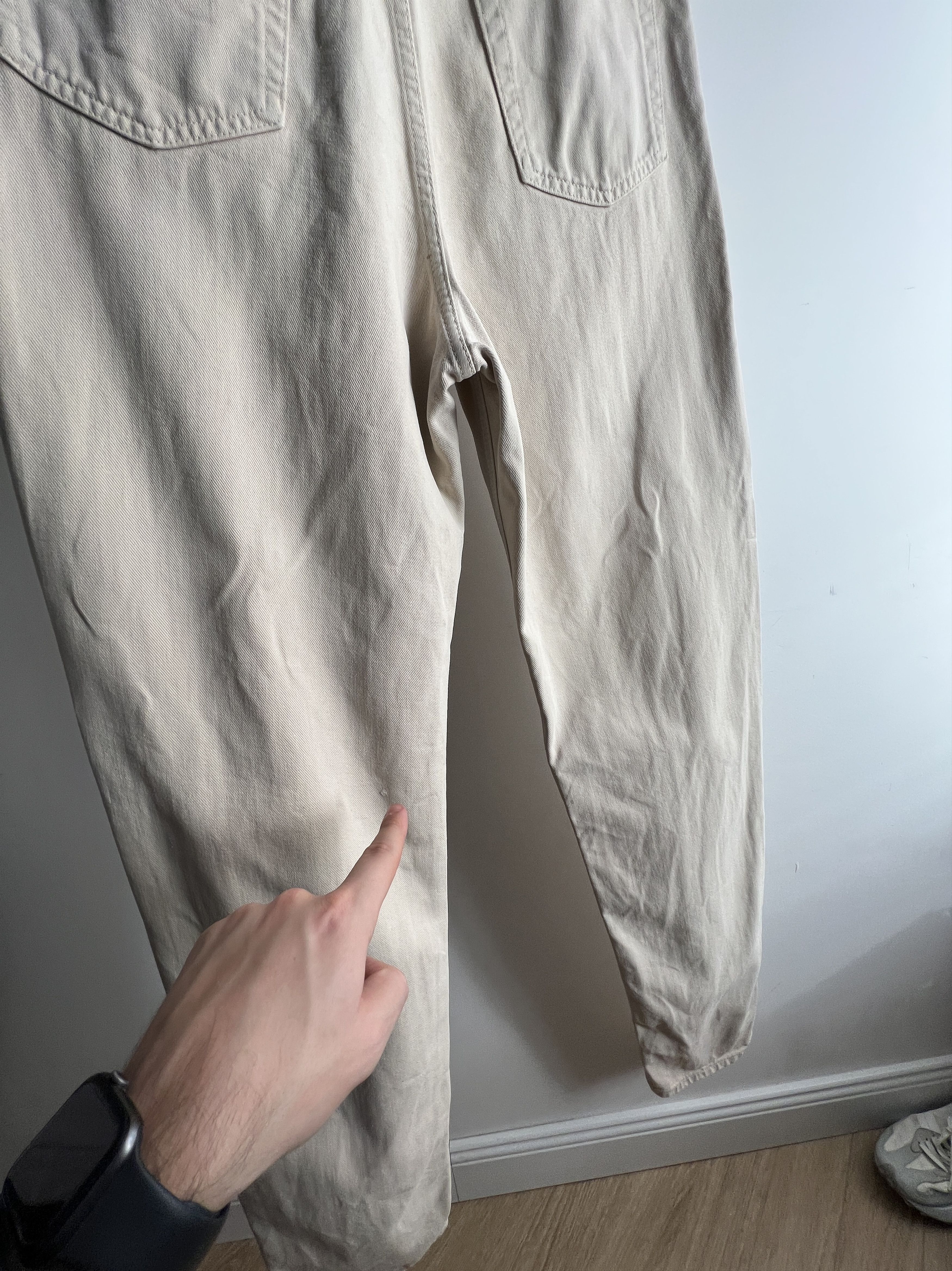 Edwin × Japanese Brand × Vintage Edwin Japanese Vintage Beige Jeans 30 x 34 Newton Work Size US 31 - 14 Thumbnail