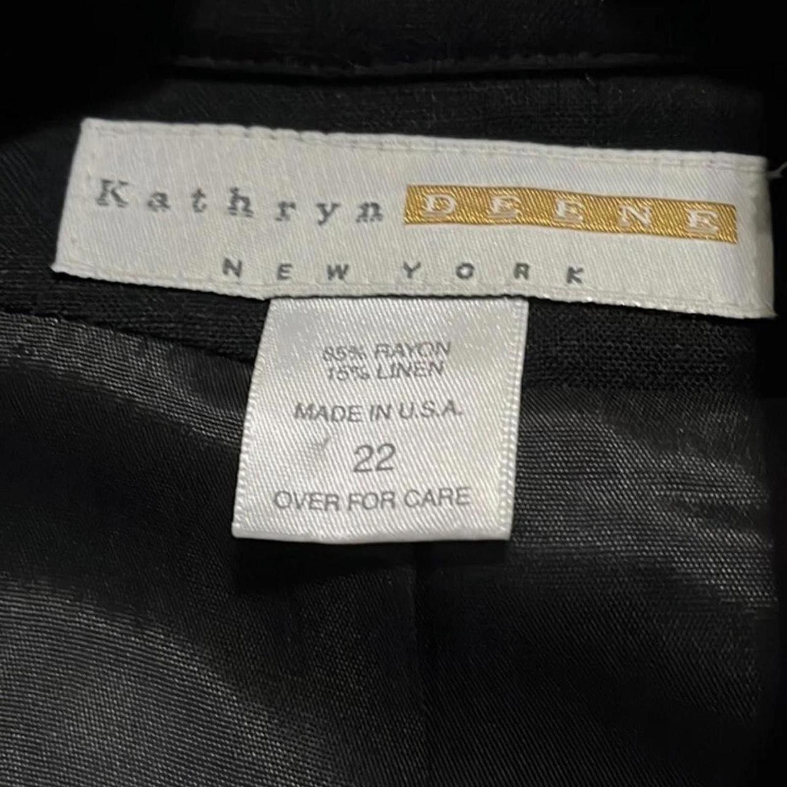 Other Kathryn Deene Women 16/xl Rayon linen mixUSA Vintage Size XXL / US 16-18 / IT 52-54 - 4 Thumbnail