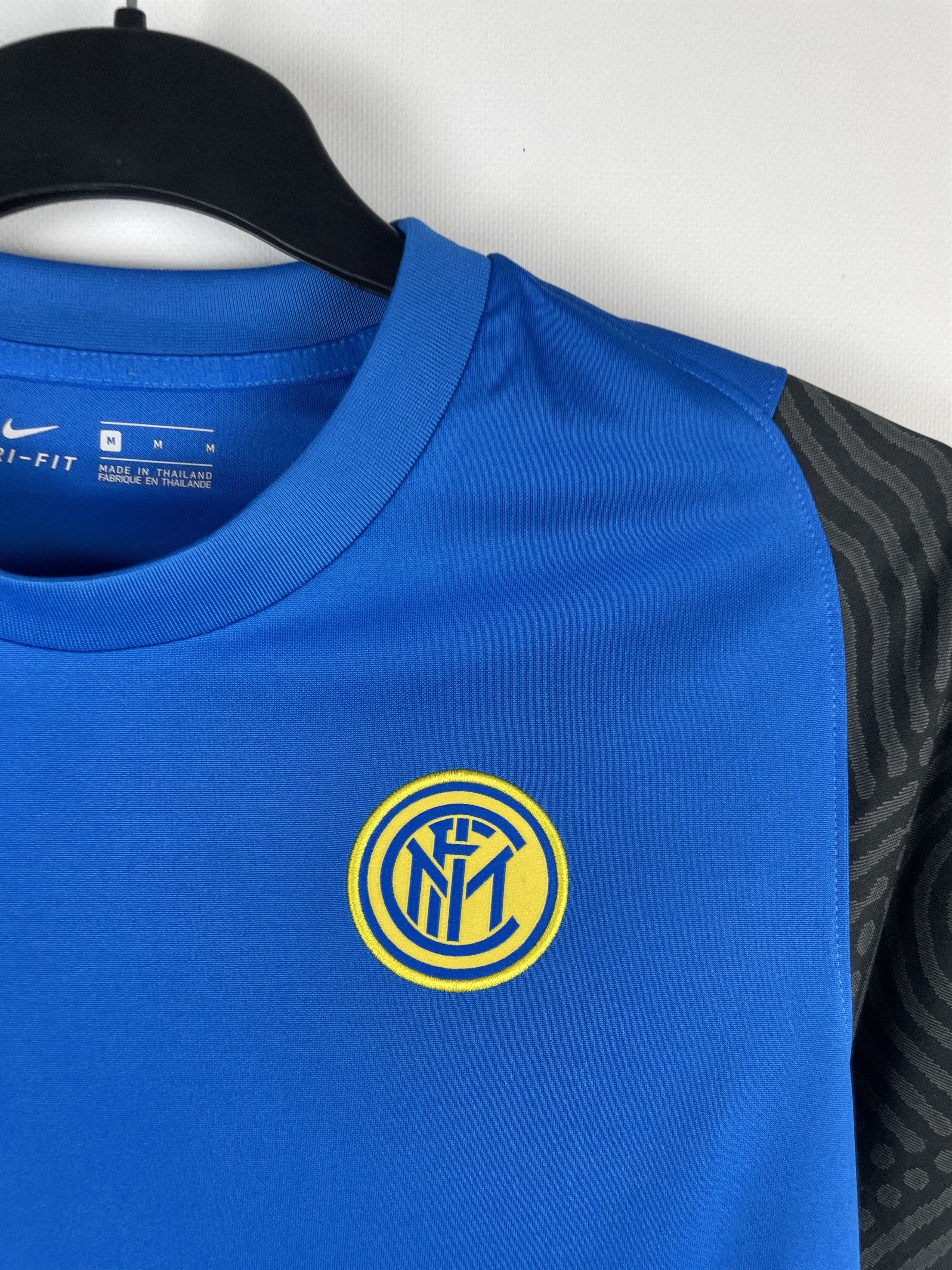 Nike × Vintage NIKE INTER MILAN SOCCER JERSEY BLOCKCORE TEE Size US M / EU 48-50 / 2 - 4 Thumbnail