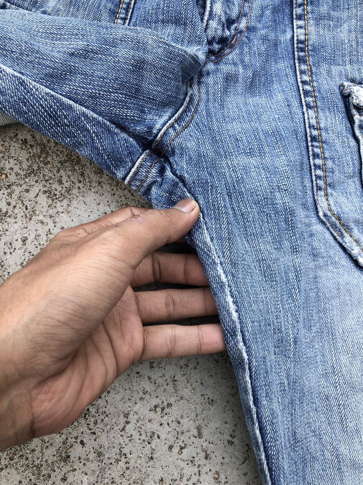 Global Work DISTRESSED BUSHPANT DENIM BY GLOBAL WORK Size US 31 - 8 Thumbnail