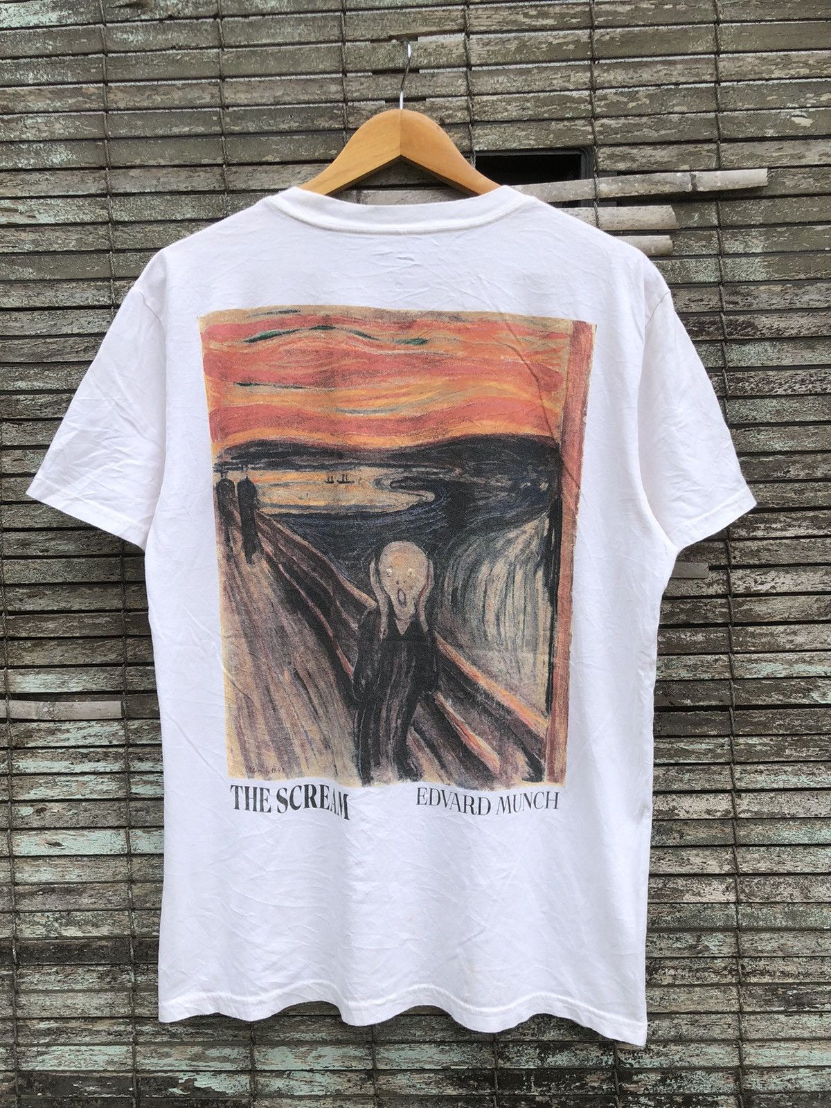 Japanese Brand Hollister X The Scream Painting by Edvard Munch Tee Size US L / EU 52-54 / 3 - 1 Thumbnail