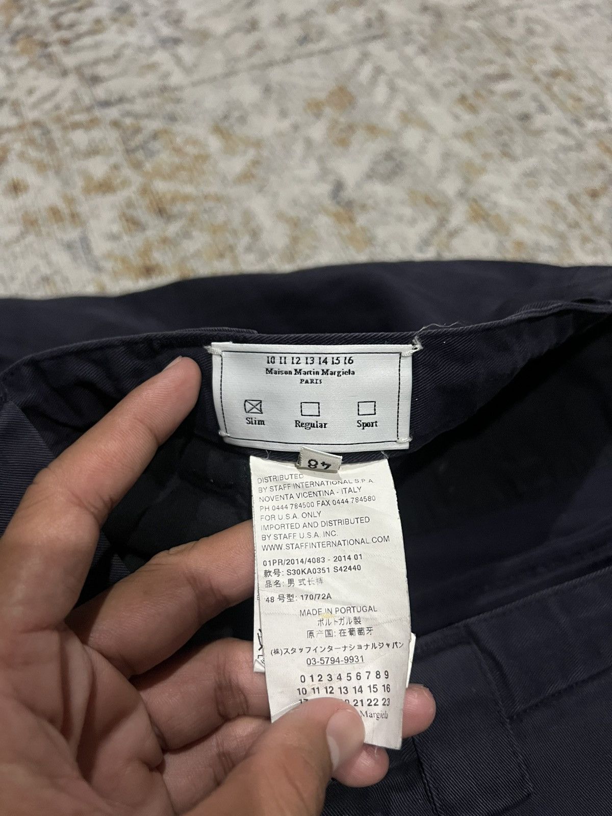 Maison Margiela Maison Margiela Artisanal Cropped Pants Size US 32 / EU 48 - 6 Thumbnail