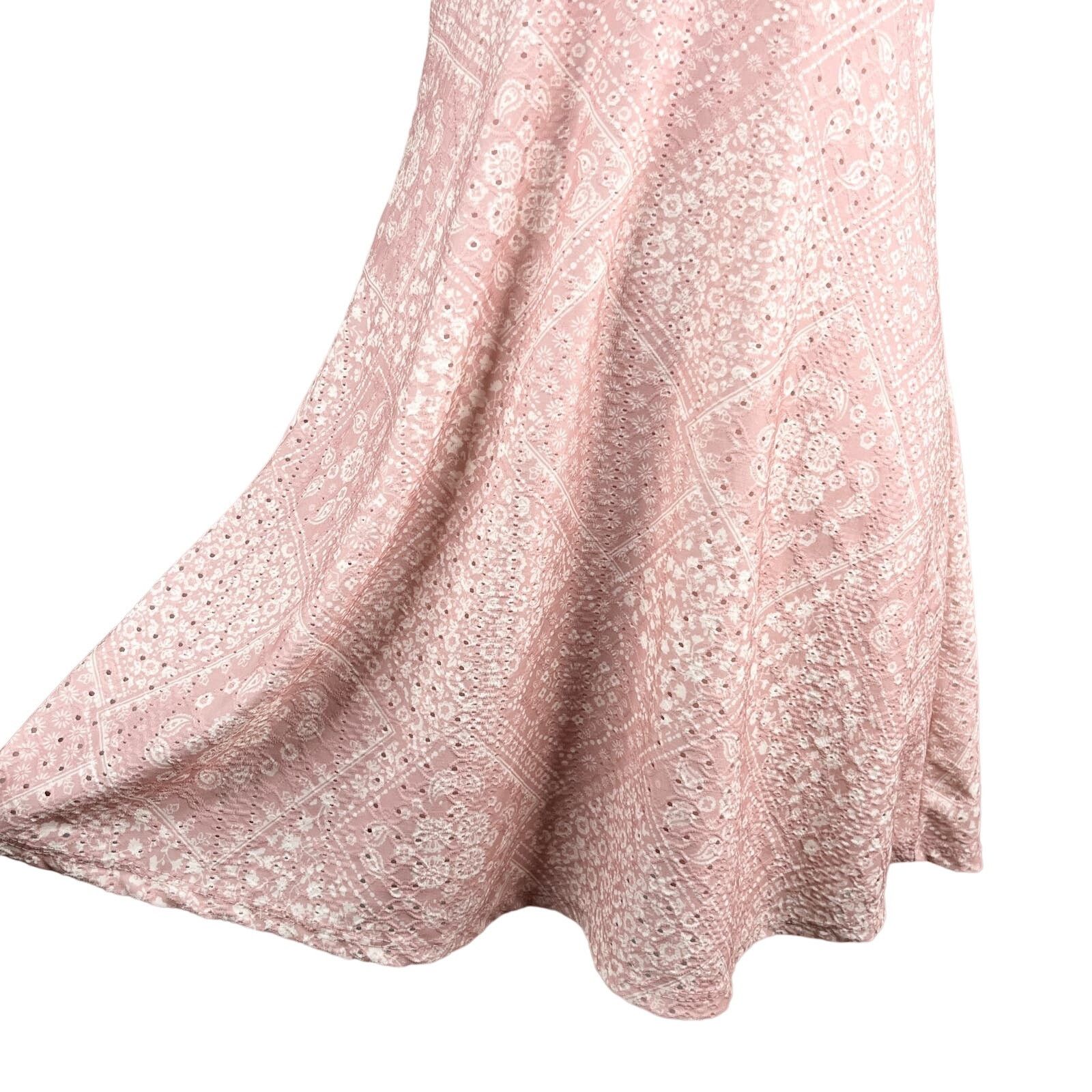 Other Altar'd State Dress M Pink Cream Adjustable Straps Mini Size M / US 6-8 / IT 42-44 - 4 Thumbnail