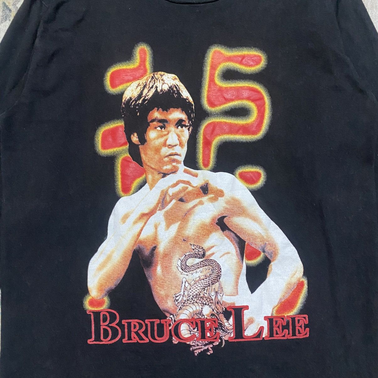 Vintage BRUCE LEE Shirt Longsleeve Size US S / EU 44-46 / 1 - 4 Thumbnail