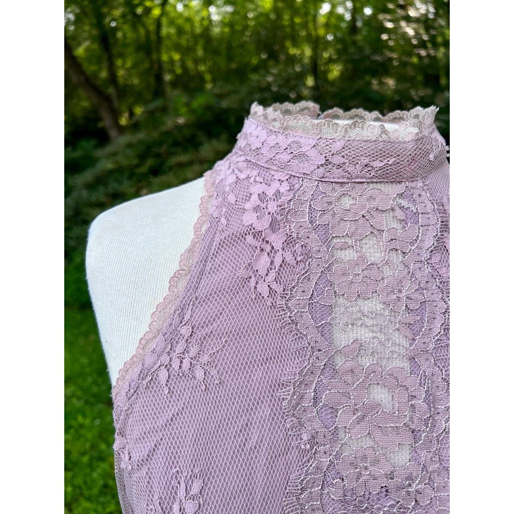 Free People Free People Verushka Dress Lilac Eyelash Lace Size 8 Size M / US 6-8 / IT 42-44 - 2 Thumbnail
