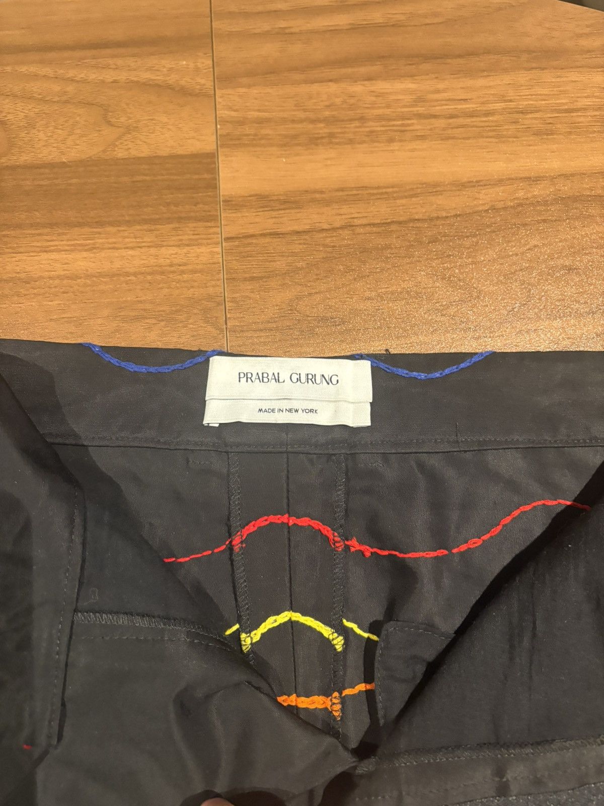 Prabal Gurung Pradal Gurung embroidered cargo pants cropped fit size 34 Size US 34 / EU 50 - 3 Thumbnail