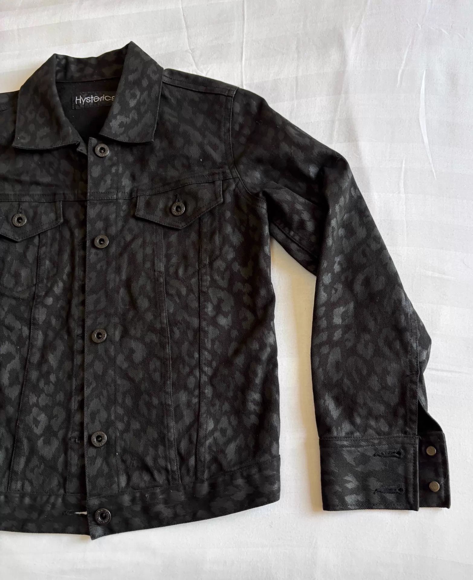 Hysteric Glamour Hysteric Glamour vintage black leopard slim short jkt S-M Size ONE SIZE - 3 Thumbnail
