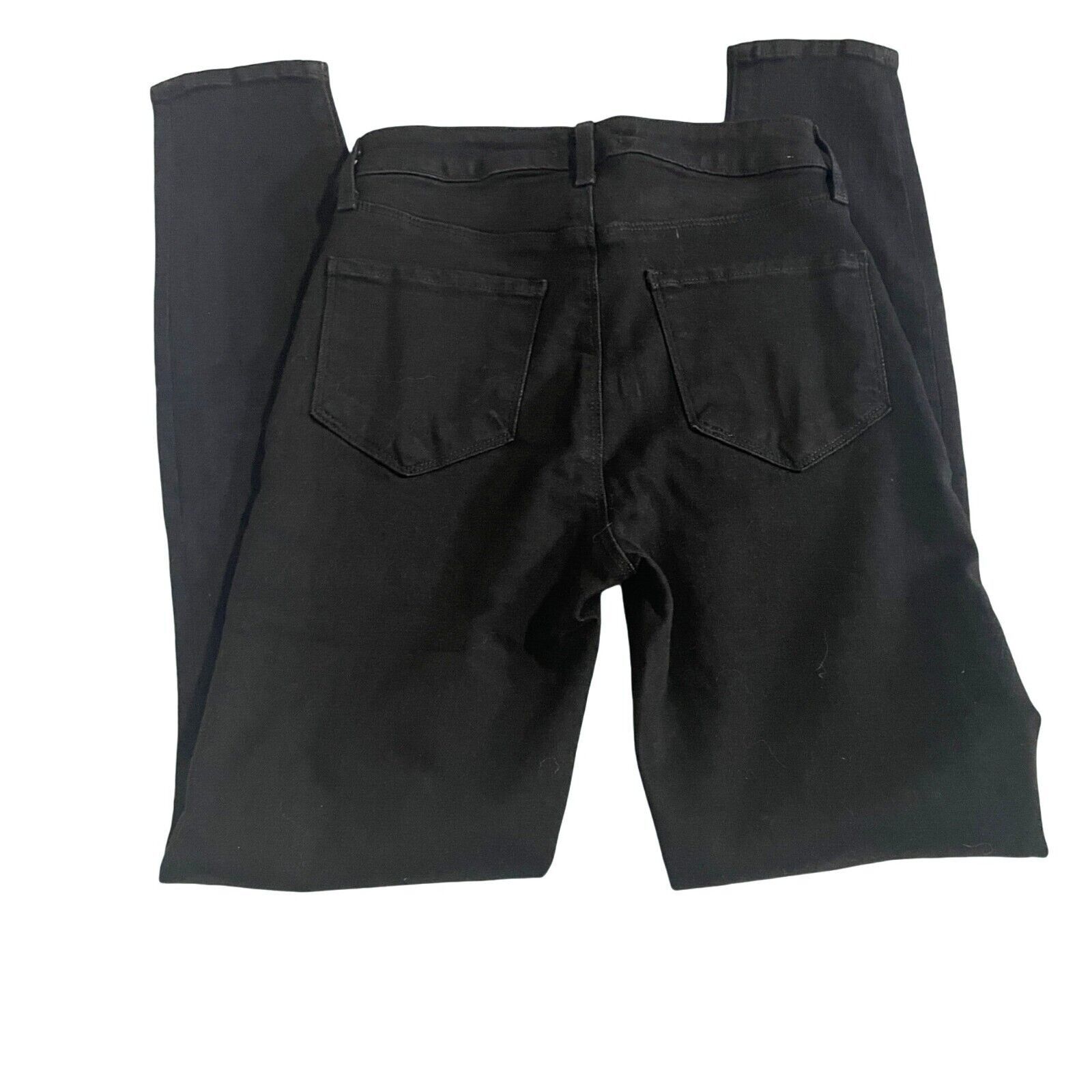L'AGENCE Lagence Jeans Womens Size 25 Ultra High Rise Skinny Black Size 25" / US 0 / IT 36 - 7 Thumbnail
