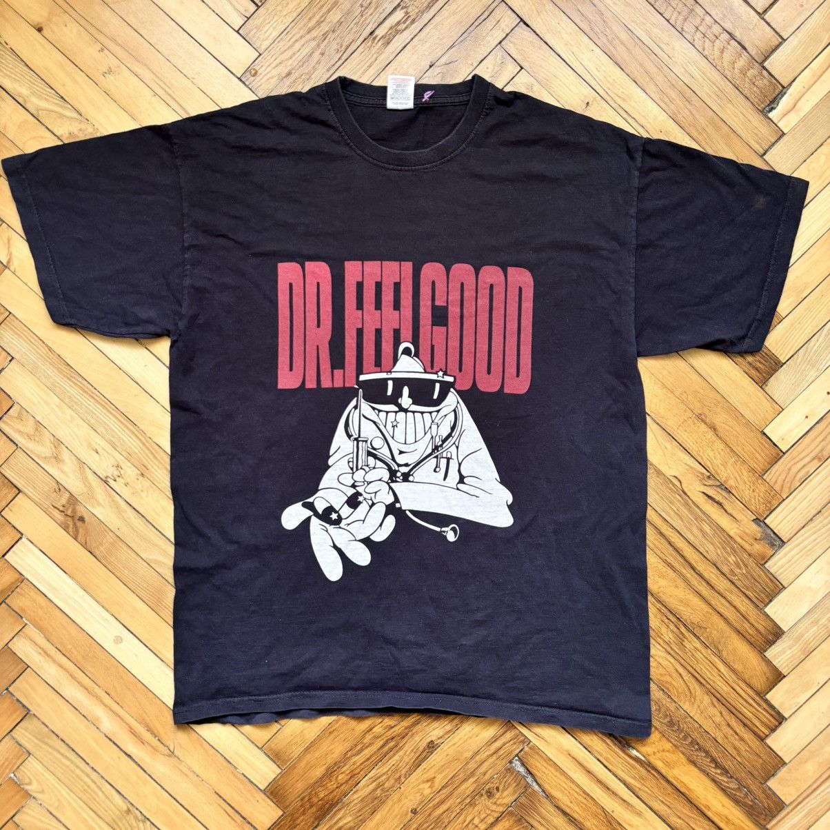 Vintage Y2K Dr.Feel Good Route 66 Punk T-Shirt