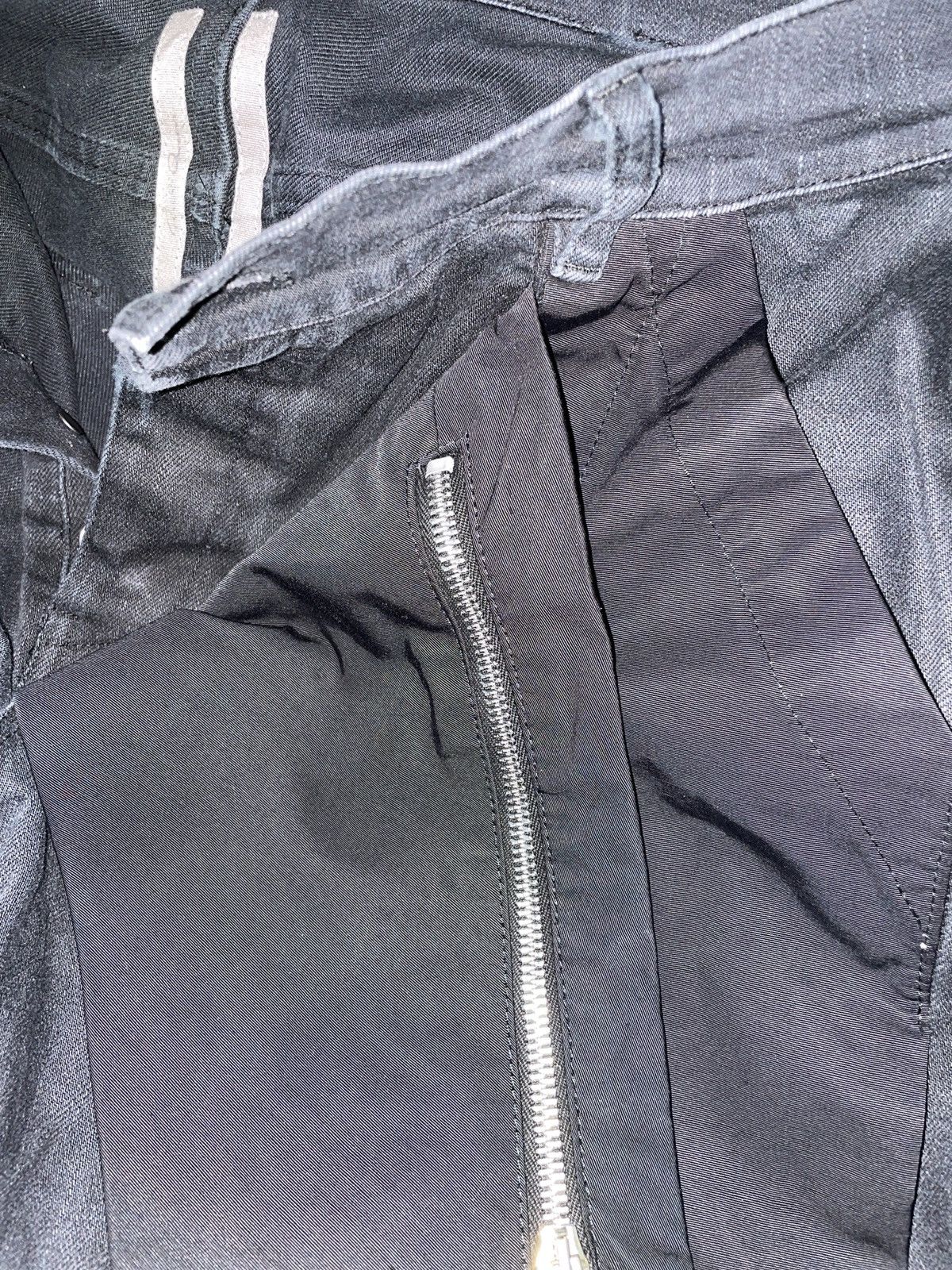Rick Owens Mainline Memphis Black Denim Jeans *RARE NO WAX Size US 32 / EU 48 - 6 Thumbnail