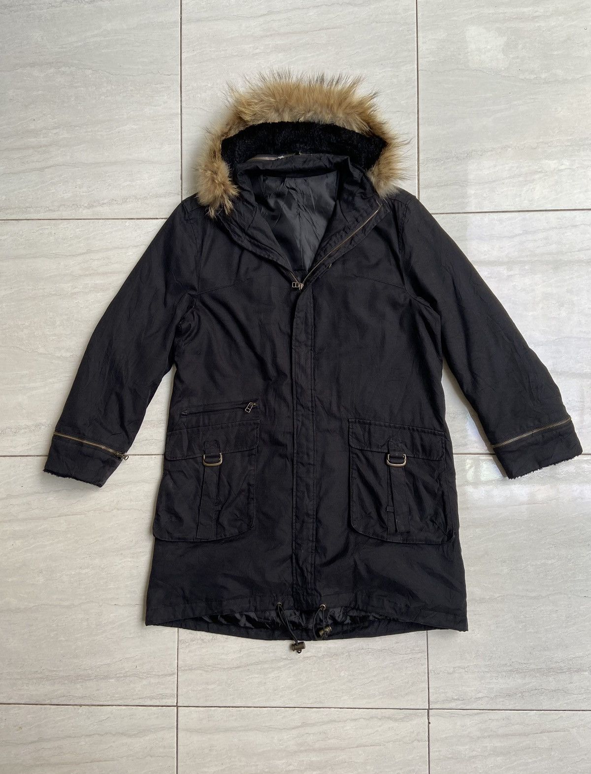 Designer × If Six Was Nine × Japanese Brand Parka Faux Fur Heavy Coats Jacket Size US L / EU 52-54 / 3 - 1 Thumbnail