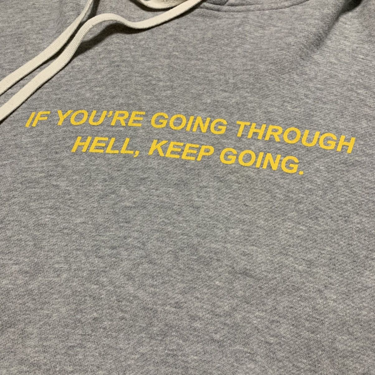 Represent Clo. Represent Medium Grey Hoodie 'If Your Going Through Hell Size US M / EU 48-50 / 2 - 3 Thumbnail
