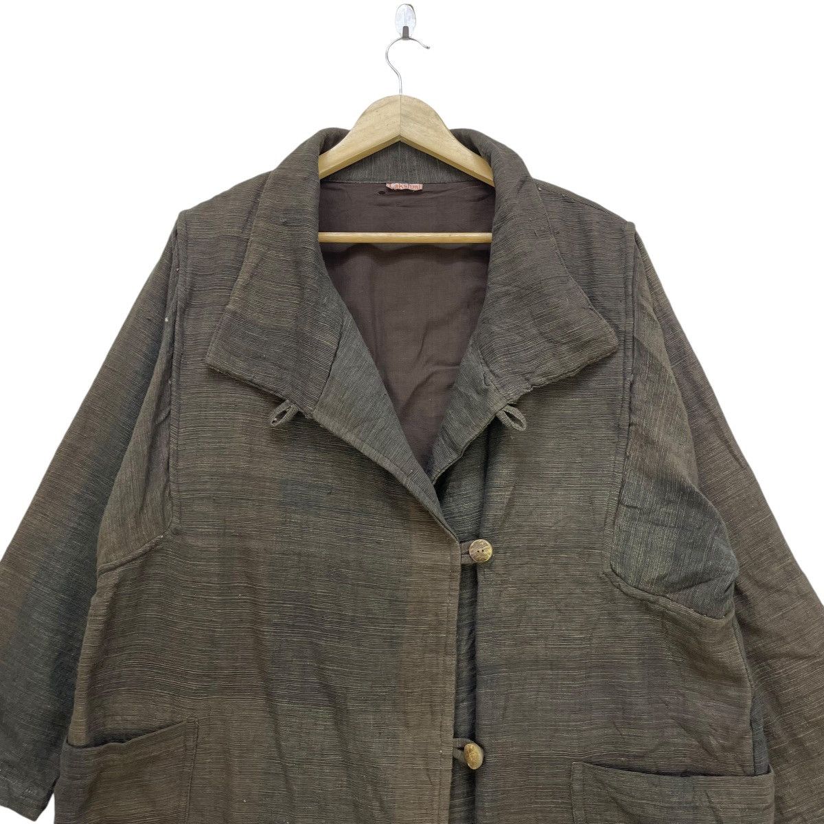 Designer × Japanese Brand × Yohji Yamamoto Lakshmi Long Coat 100% Cotton Inspired Yohji Yamamoto Size L / US 10 / IT 46 - 5 Thumbnail
