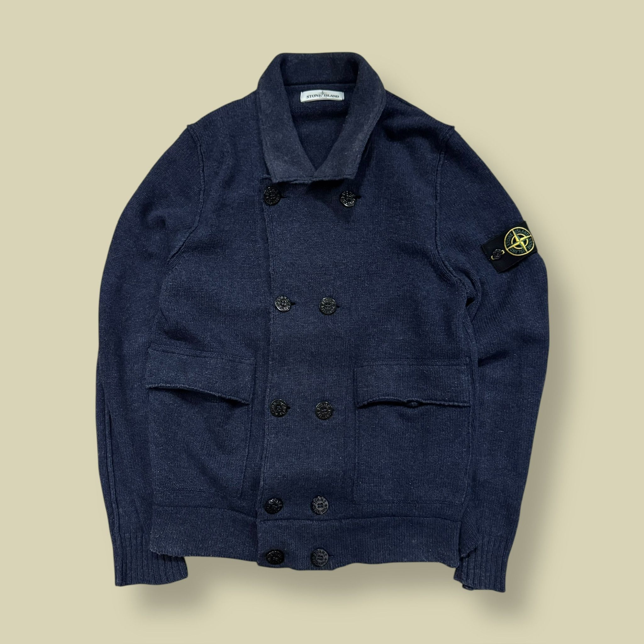 Stone Island Stone Island blue wool sweater Size US L / EU 52-54 / 3 - 1 Thumbnail