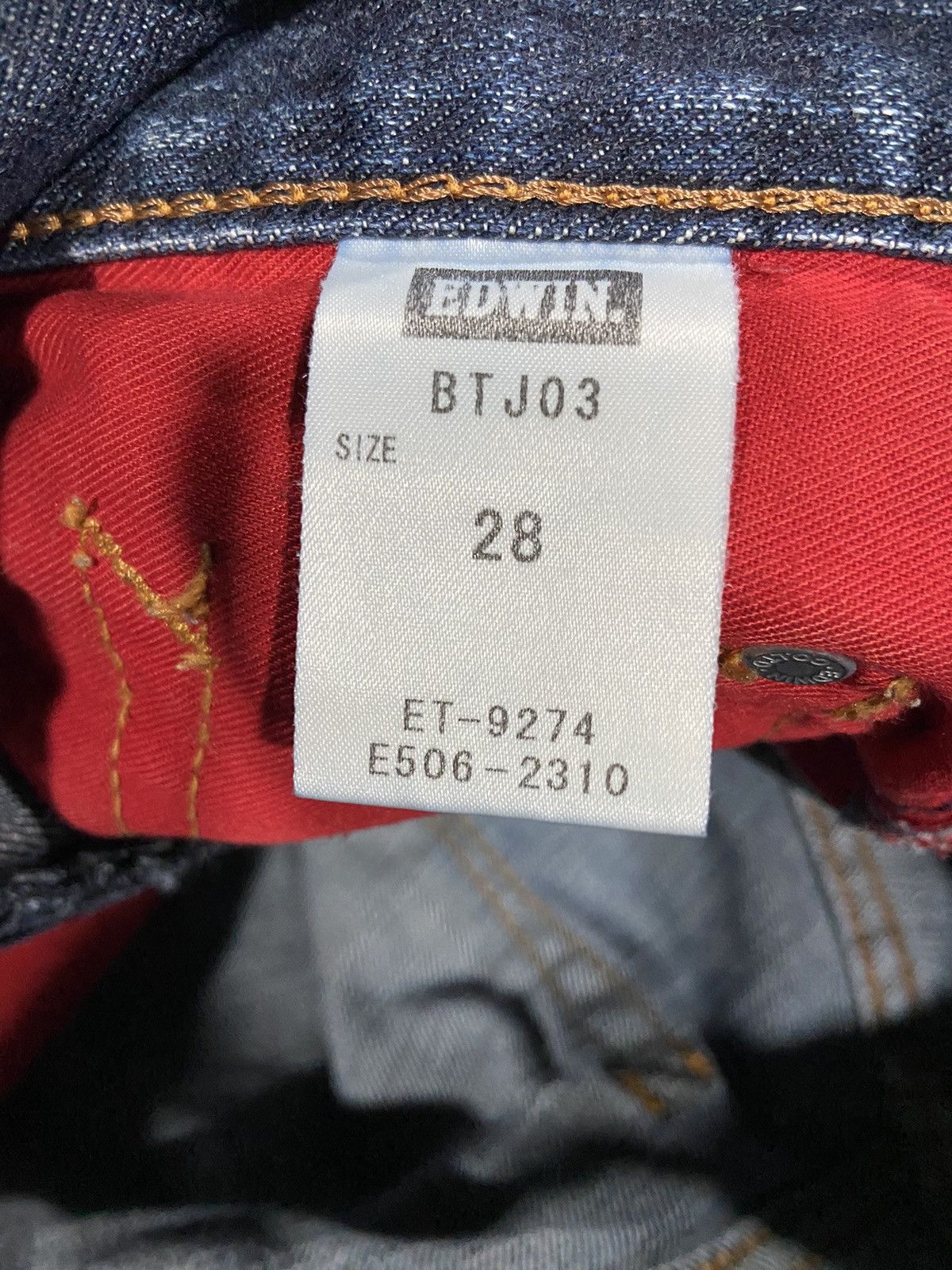 Edwin Edwin Blue Trip Flare Rare Design Size US 30 / EU 46 - 10 Thumbnail