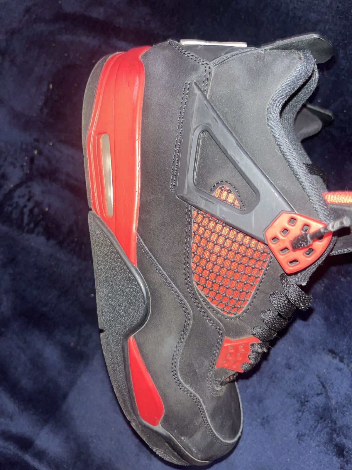 Jordan Brand Black red Thunder 4s. Size US 10 / EU 43 - 6 Thumbnail