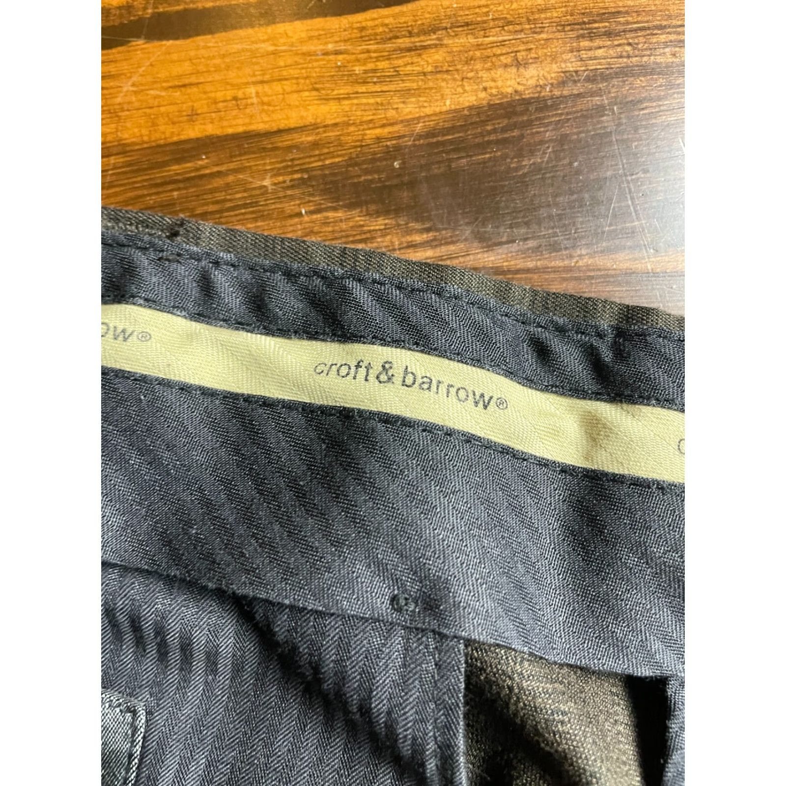 Croft & Barrow Croft & Barrow Pants Mens 36x30 Brown Dress Pants Pleated Size US 36 / EU 52 - 6 Thumbnail