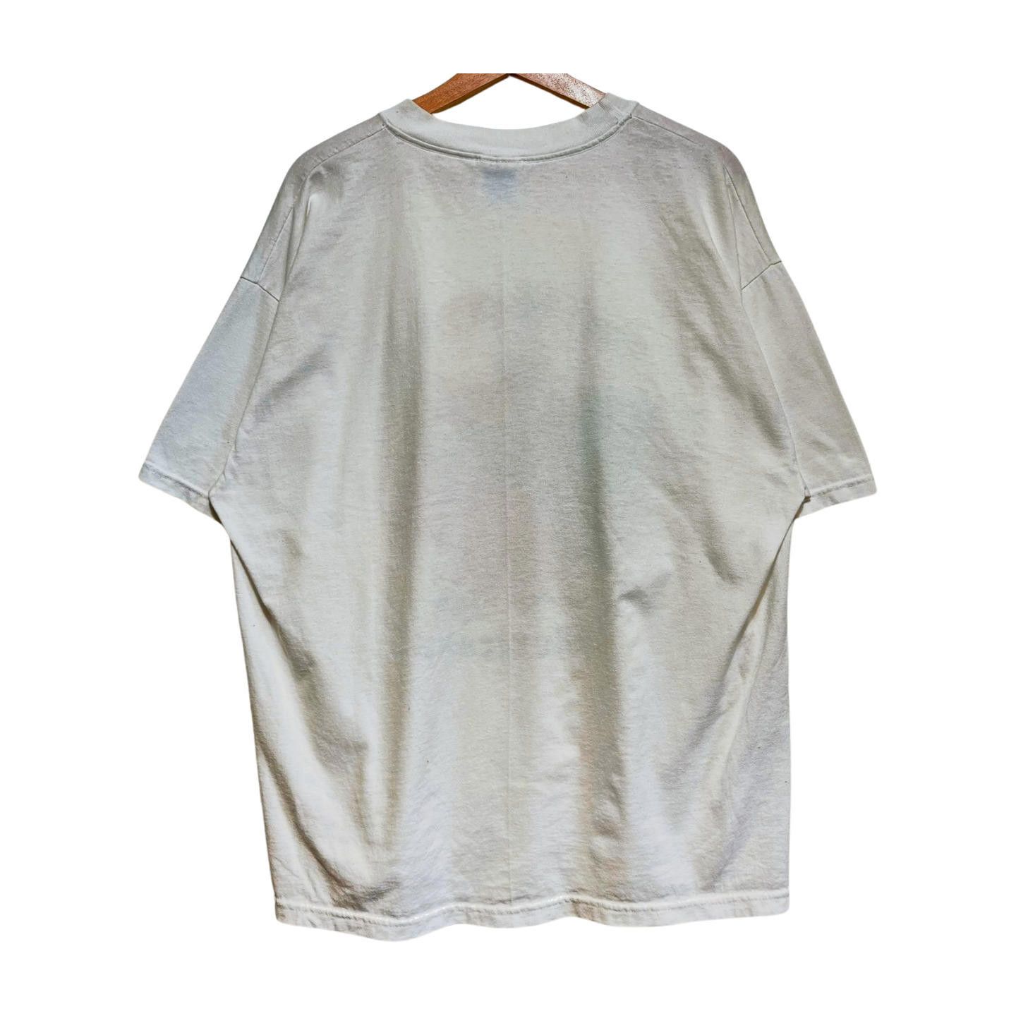 Hanes × Vintage Vintage 90s Don't Mess With Mexicans T-Shirt XL Mexican Flag Size US XL / EU 56 / 4 - 3 Thumbnail