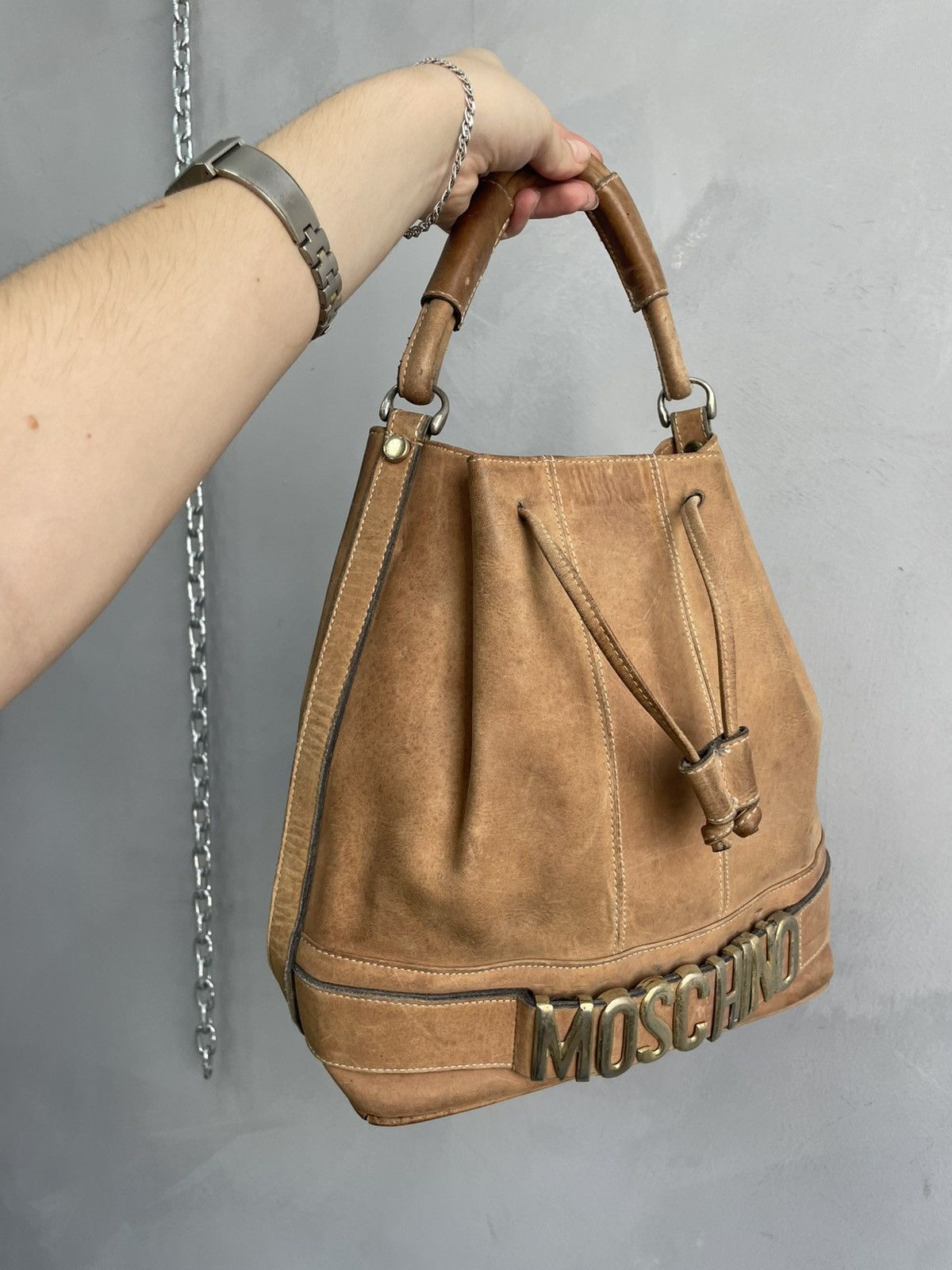Moschino Moschino made in Italy leather bag y2k hand bag Size ONE SIZE - 2 Thumbnail