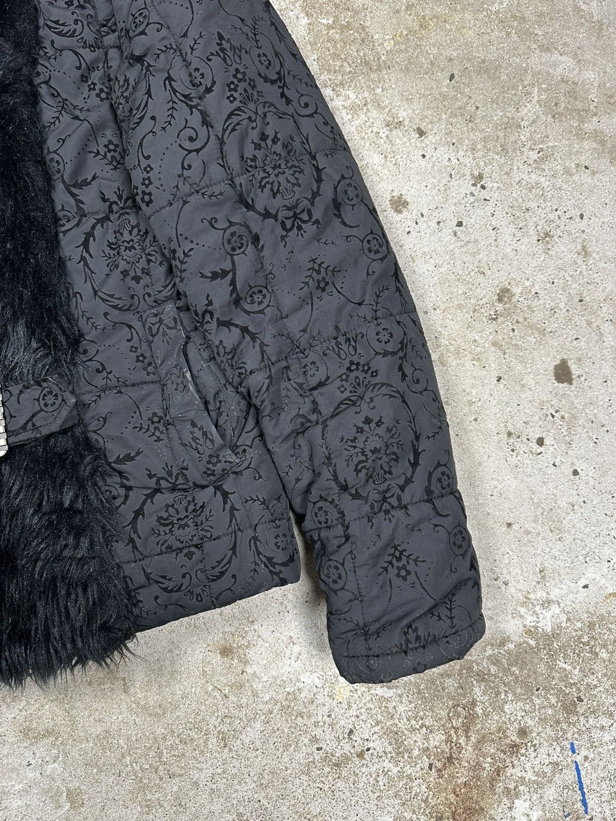 If Six Was Nine × Japanese Brand × Le Grande Bleu (L.G.B.) Vintage Y2K Faux Fur Collar Black Japanese Style Jacket Size US S / EU 44-46 / 1 - 4 Thumbnail