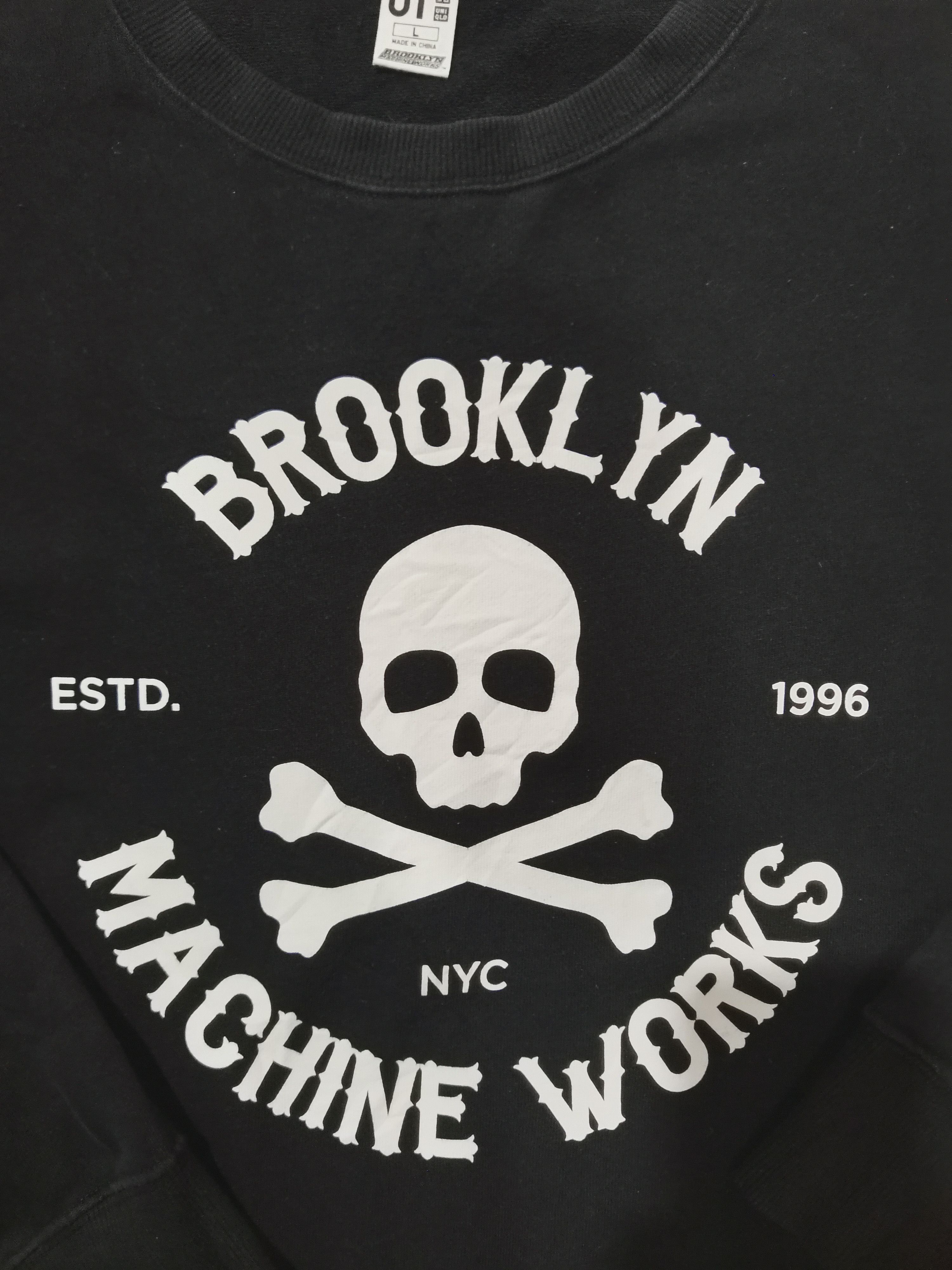 Uniqlo UT Uniqlo Brooklyn Machine Skulls Sweatshirt Size US L / EU 52-54 / 3 - 3 Thumbnail