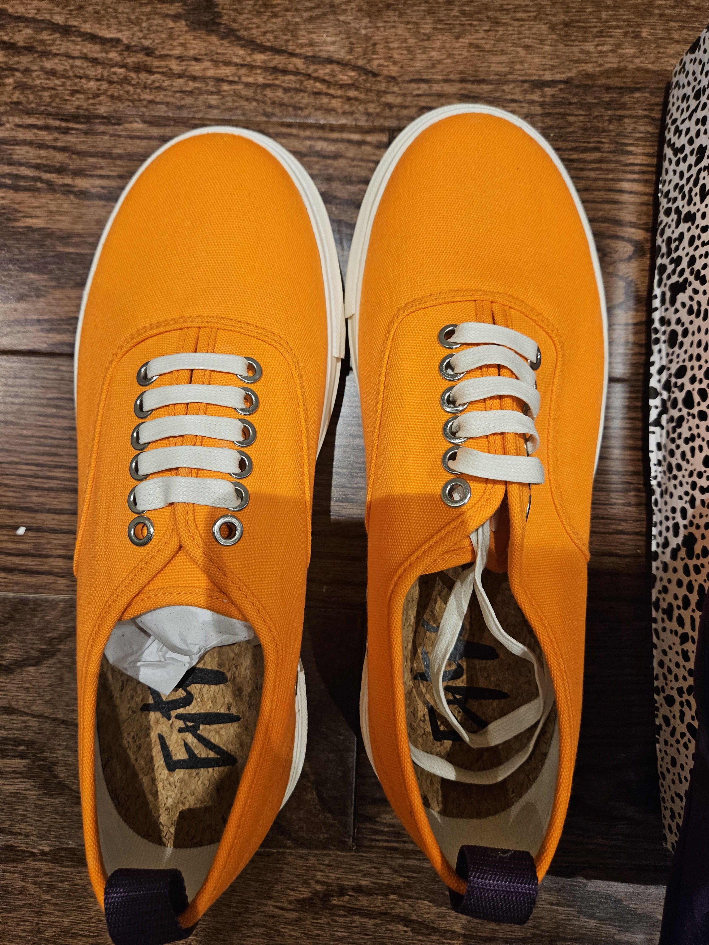 Eytys (80% OFF STORE CLOSURE) Eytys Orange Canvas Sneakers Size US 9 / EU 42 - 5 Thumbnail