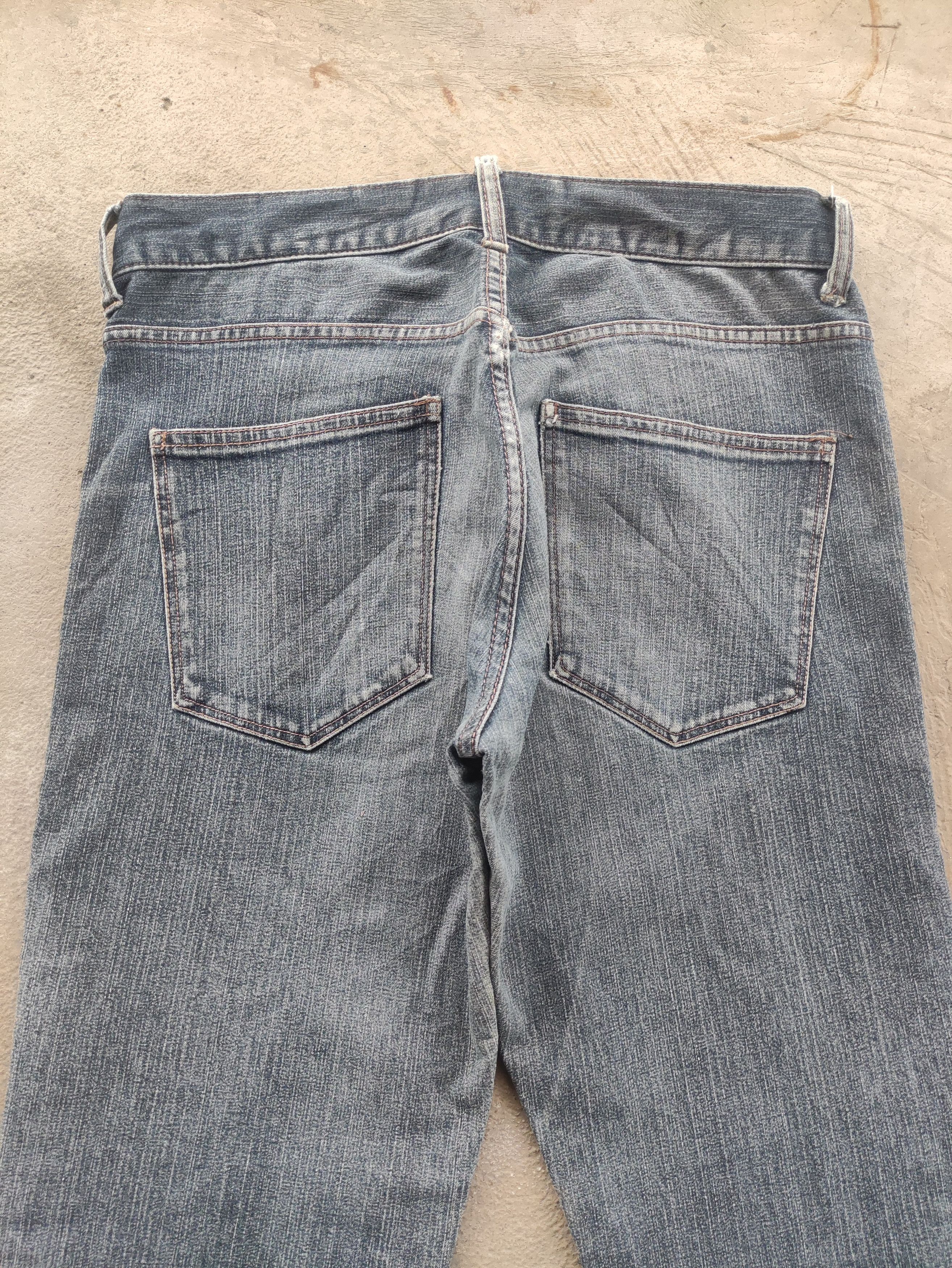 Japanese Brand Vintage Japanese Jean Distressed Faded Denim Size US 32 / EU 48 - 10 Thumbnail