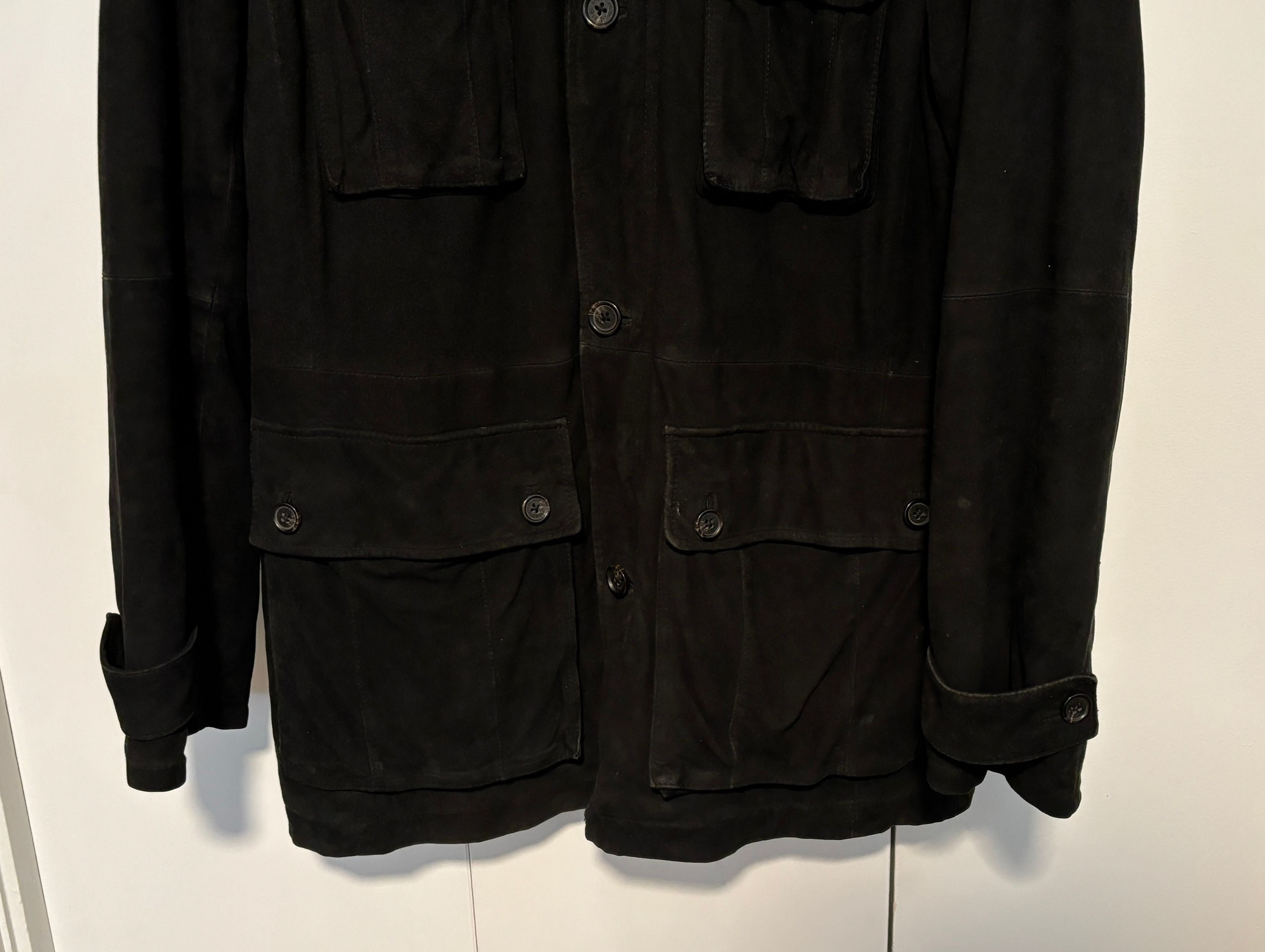 Brooks Brothers $950 Black Suede Field Jacket Size US M / EU 48-50 / 2 - 6 Thumbnail